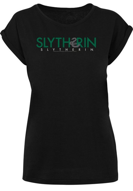 F4NT4STIC T-Shirt Harry Potter Slytherin Text Print günstig online kaufen