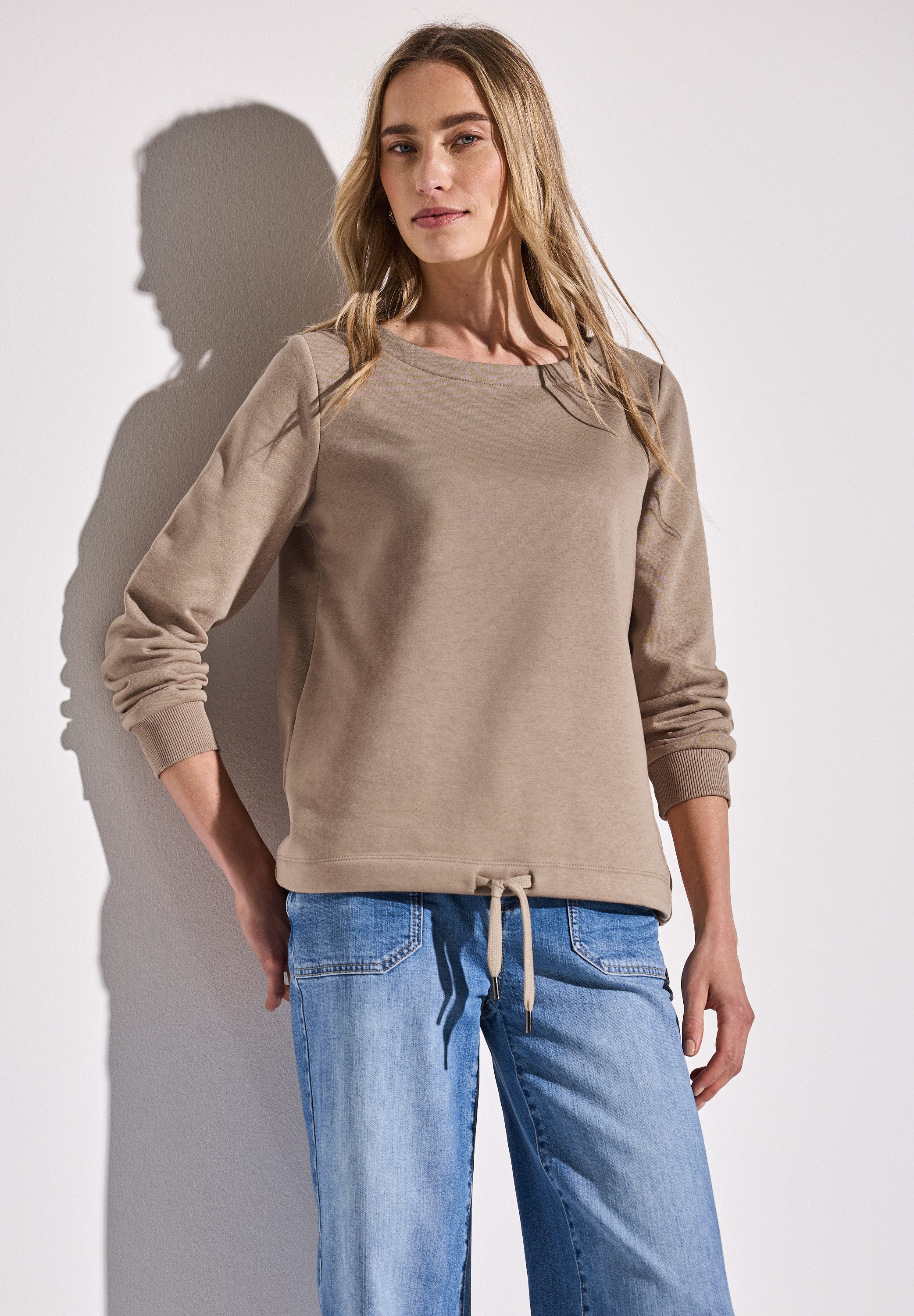 STREET ONE Sweatshirt, im soften Baumwoll-Mix günstig online kaufen