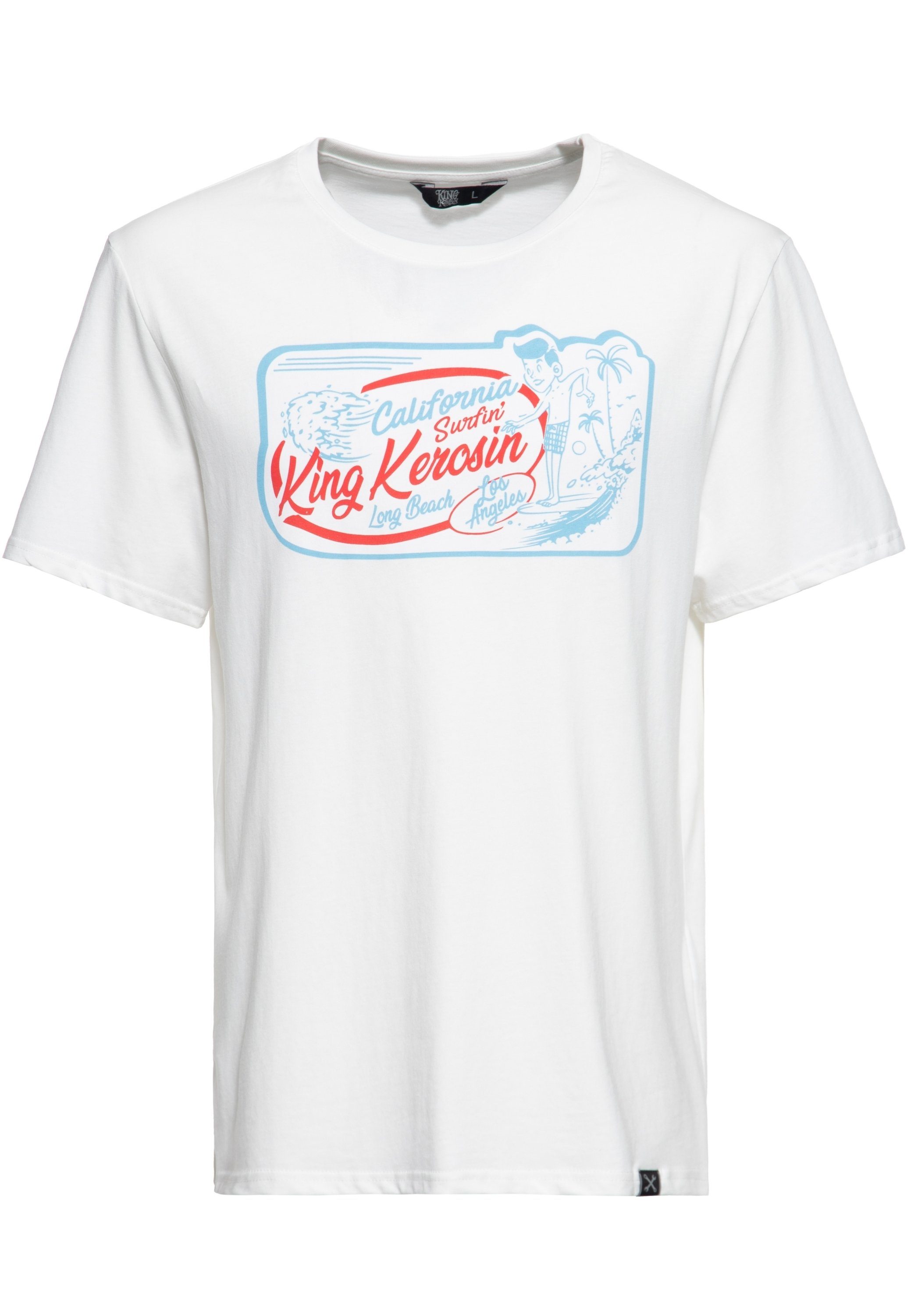 KingKerosin Print-Shirt California Surfin (1-tlg) mit günstig online kaufen