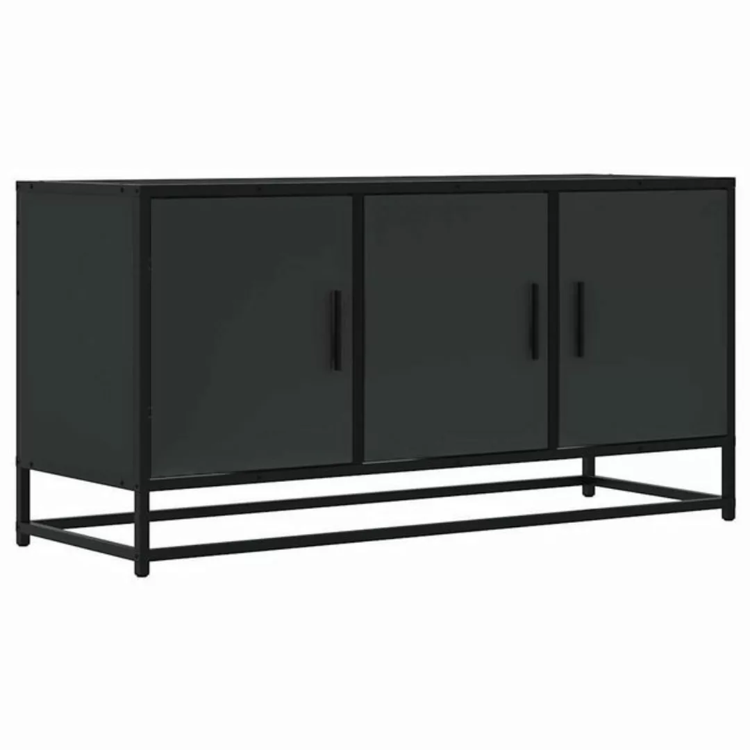 vidaXL TV-Schrank TV-Schrank Schwarz 100x35x50 cm Holzwerkstoff und Metall günstig online kaufen