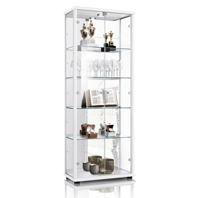 VR-Wohnideen Standvitrine C1084 (Glasvitrine (176x67x33 cm) mit 2 Glastüren günstig online kaufen