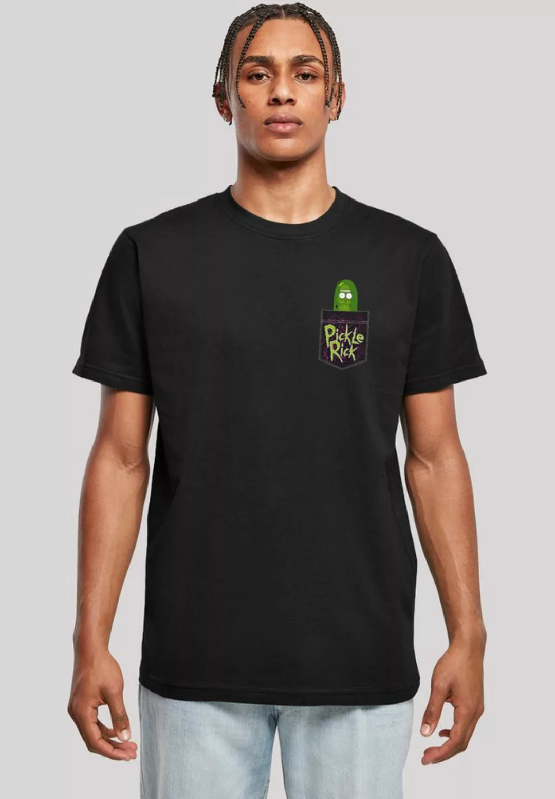 F4NT4STIC T-Shirt Rick and Morty Pickle Rick Print günstig online kaufen