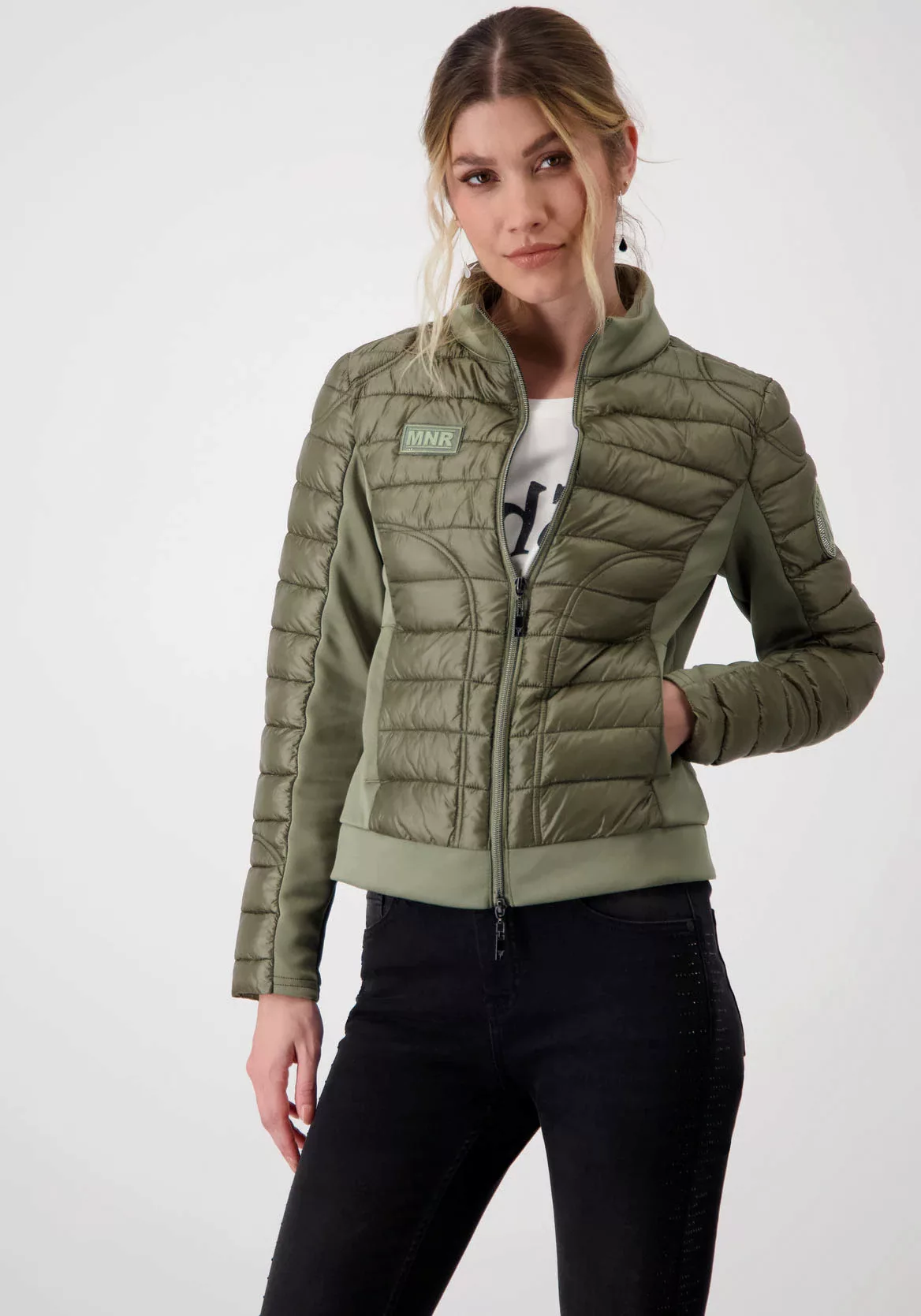 Monari Steppjacke, im Materialmix günstig online kaufen