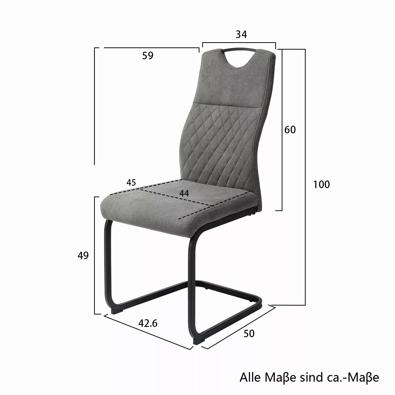 Jiexi Esszimmerstuhl Essstühle Stühle Freischwinger Bürostuhl günstig online kaufen