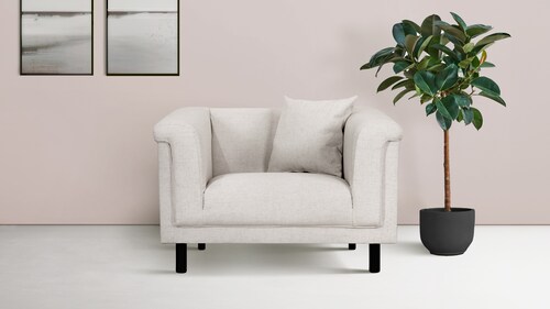 INOSIGN Sessel »AGNIA B/T/H: 100/85/71 cm«, incl. Zierkissen, auch in Cord günstig online kaufen