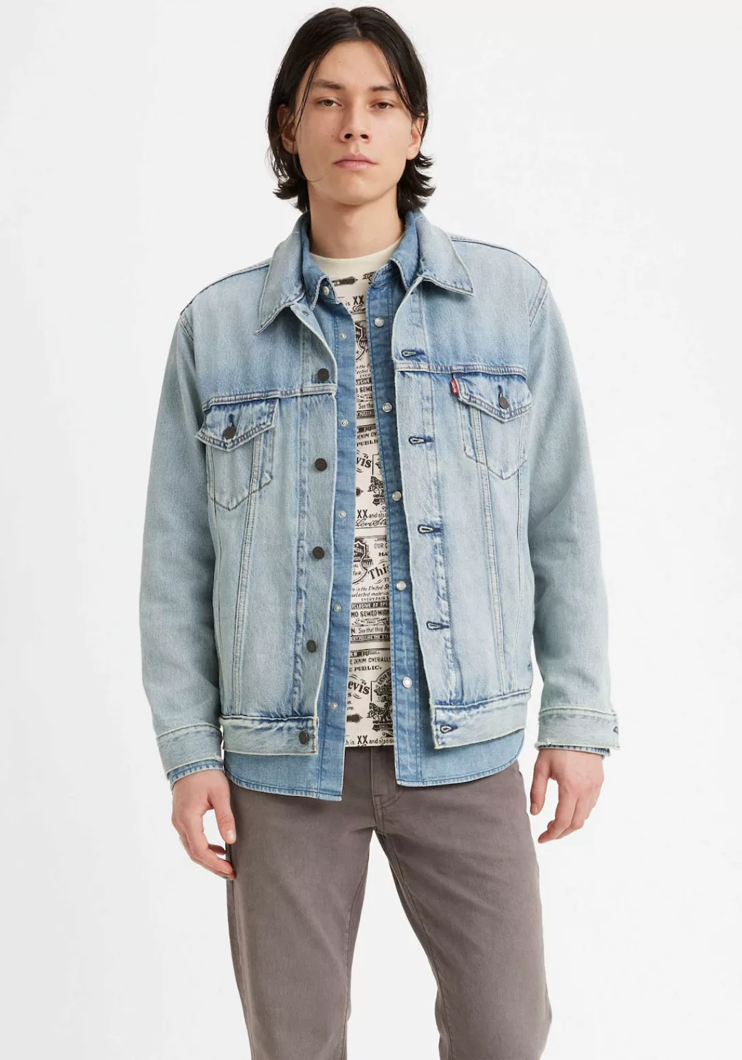 Levi's® Jeansjacke Levis Relaxed Fit Trucker Jacket günstig online kaufen
