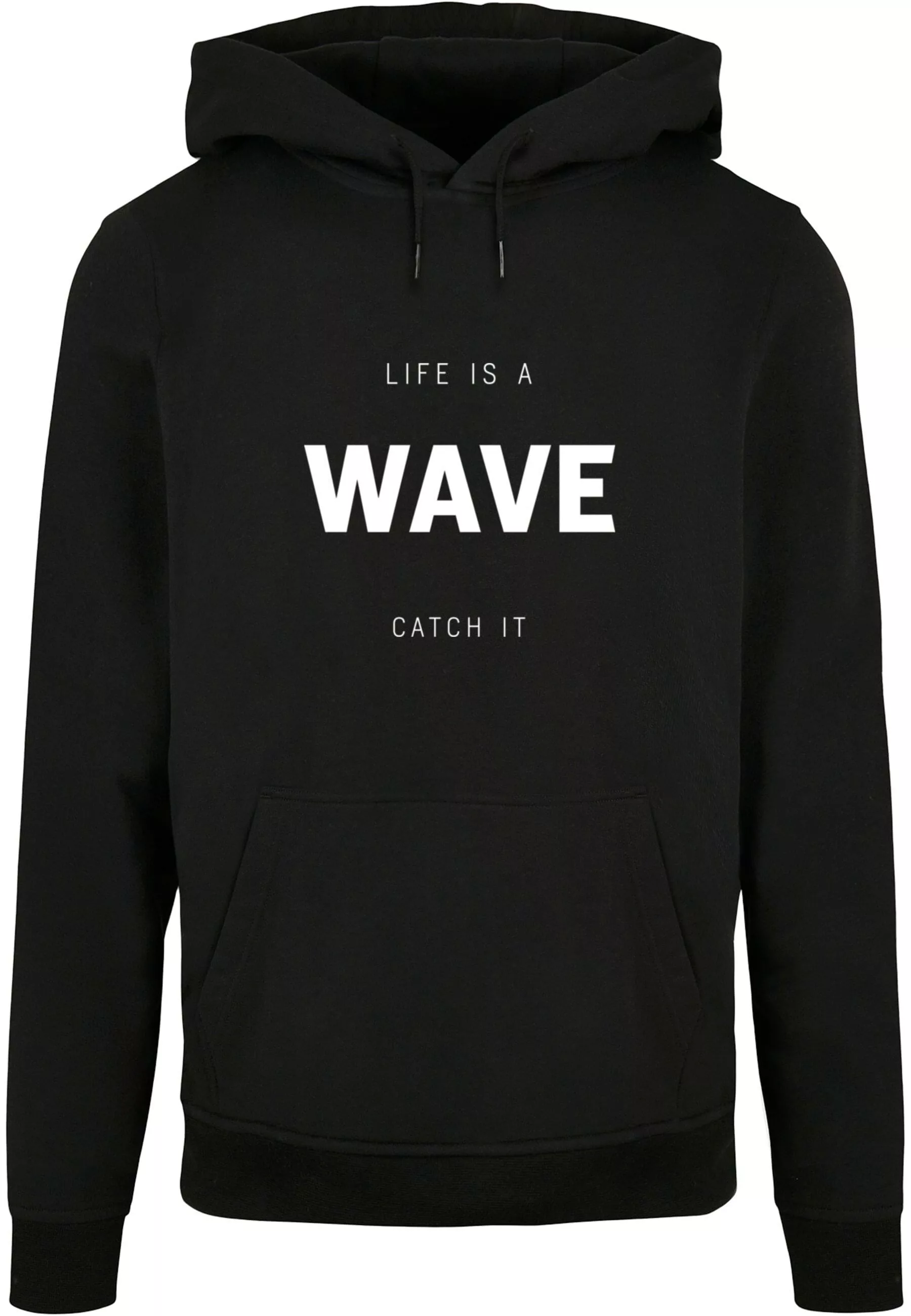 Merchcode Kapuzensweatshirt "Merchcode Herren Summer - Life is a wave Basic günstig online kaufen