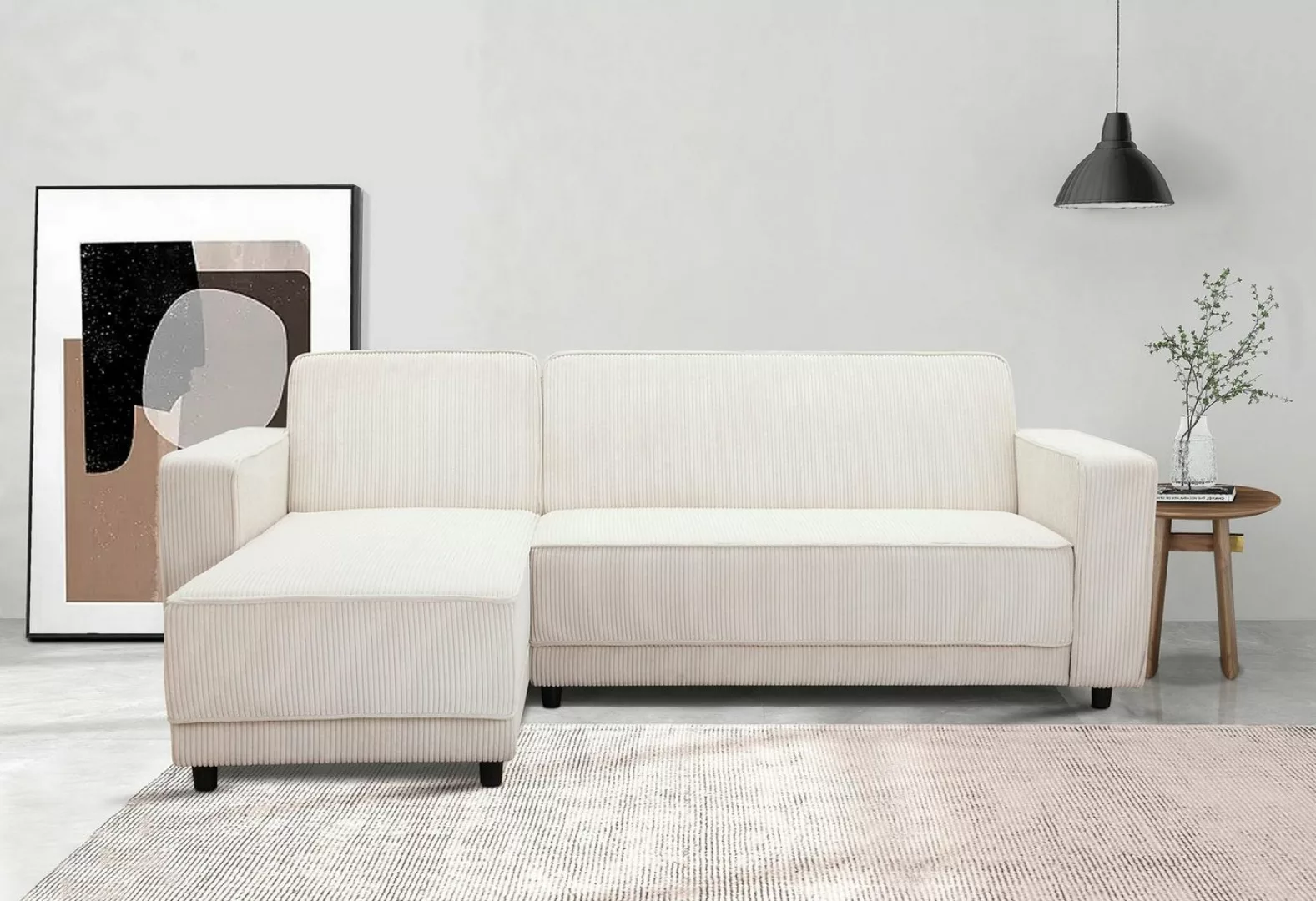 Dorel Home Ecksofa Allie Schlafsofa 230 cm mit Relaxfunktion in der Rückenl günstig online kaufen