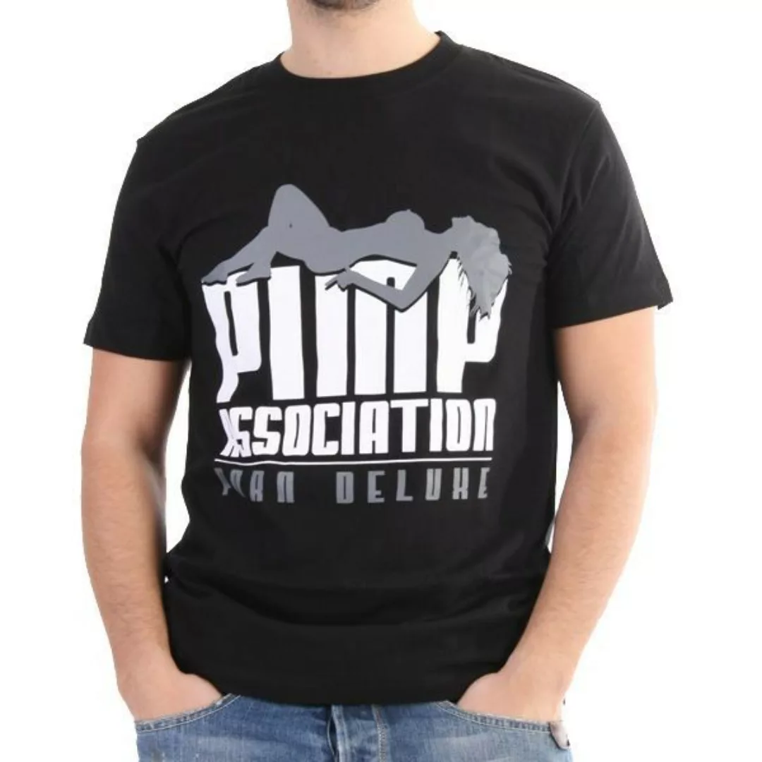 Porn Deluxe T-Shirt Men - Pimp Association - Schwarz günstig online kaufen