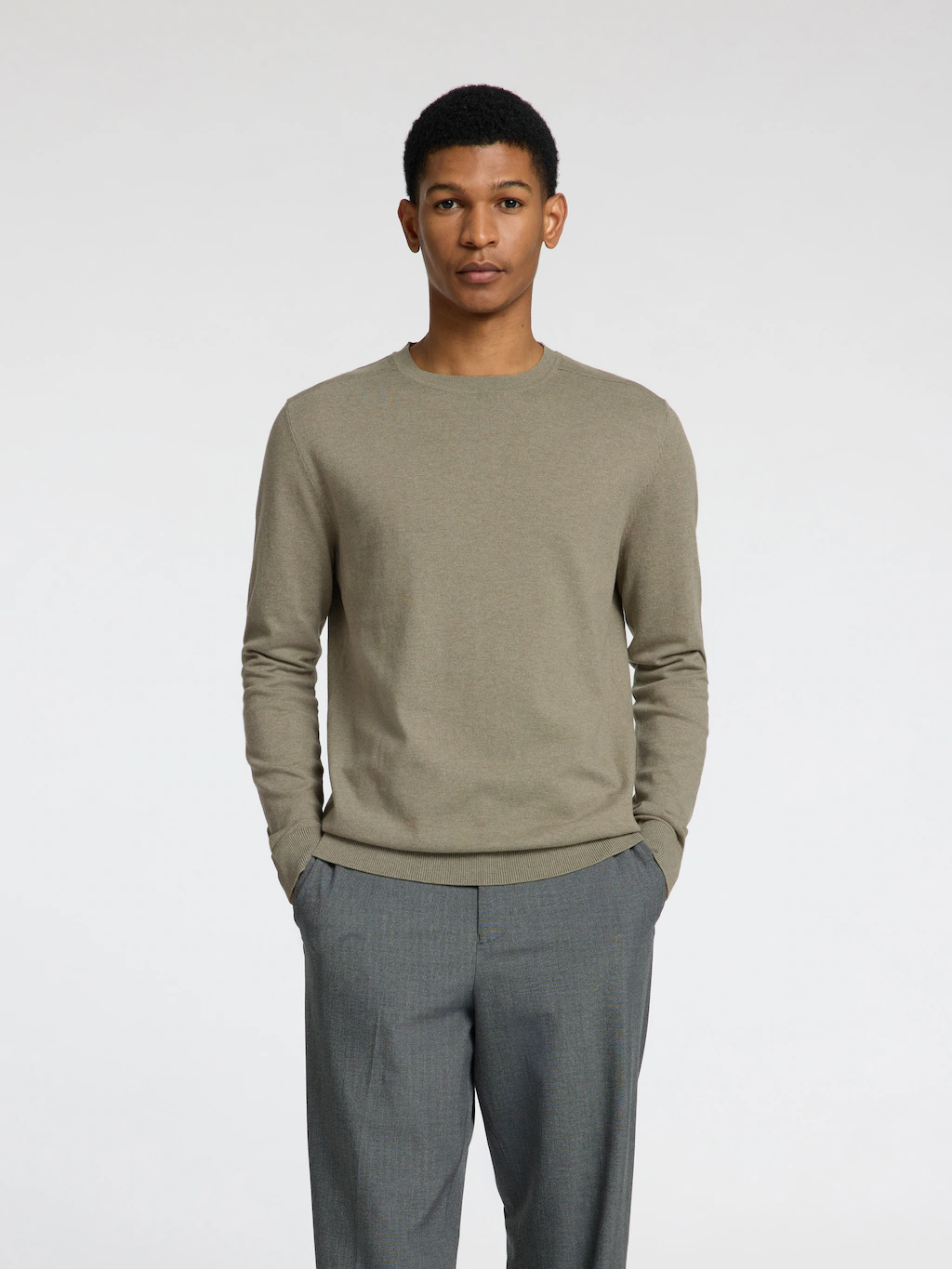 SELECTED HOMME Strickpullover SLHBERG CREW NECK NOOS günstig online kaufen