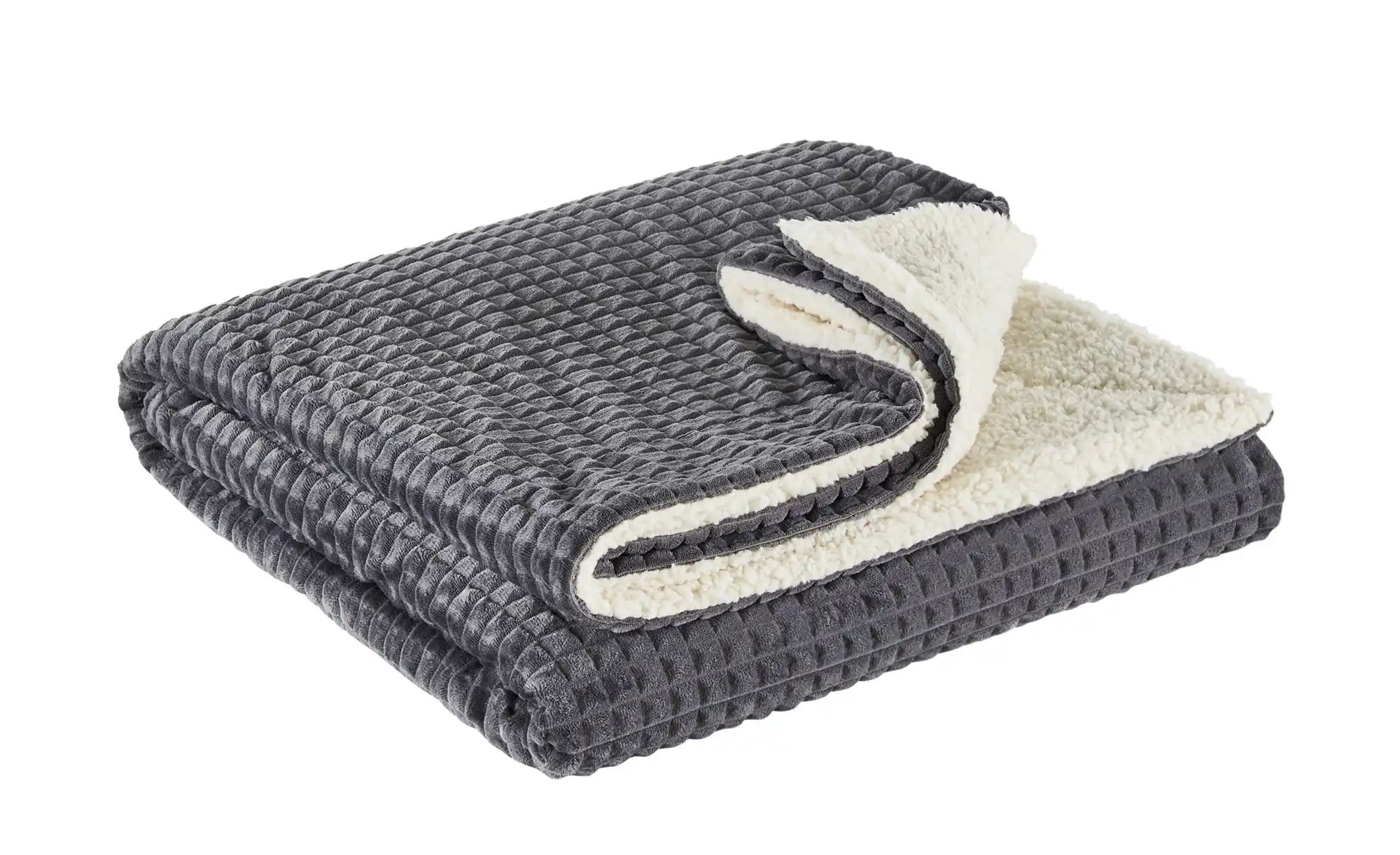 como Flanell Fleecedecke  Lexi ¦ grau ¦ Synthetik ¦ Maße (cm): B: 150 Dekok günstig online kaufen