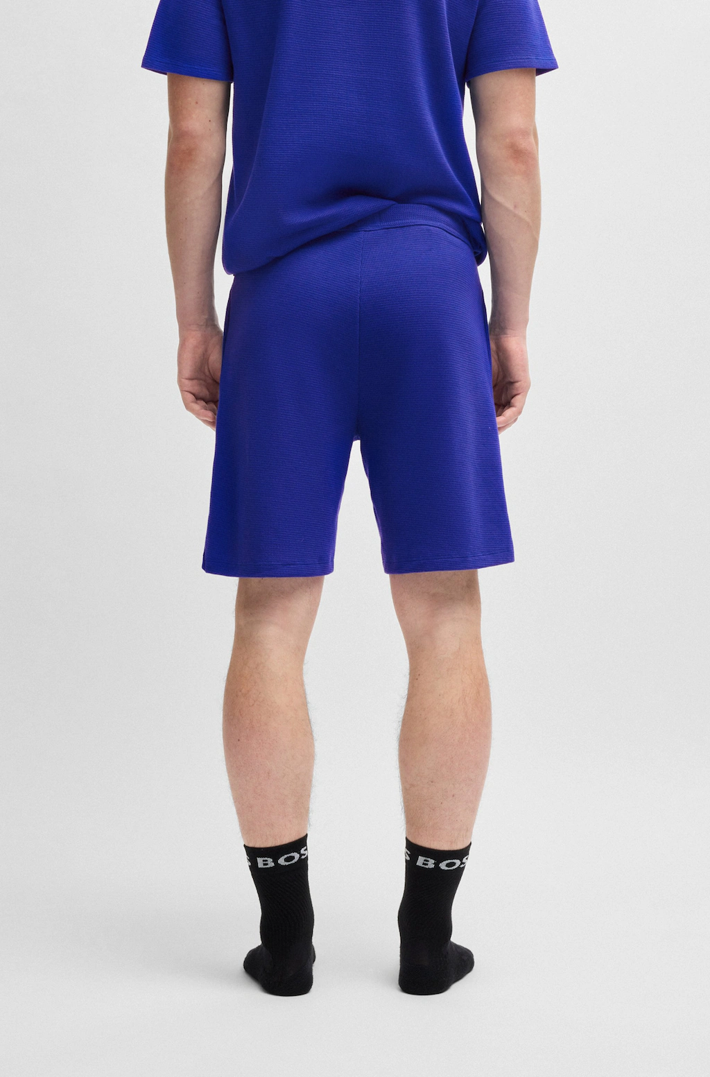 BOSS Pyjamashorts "Waffle Shorts" günstig online kaufen