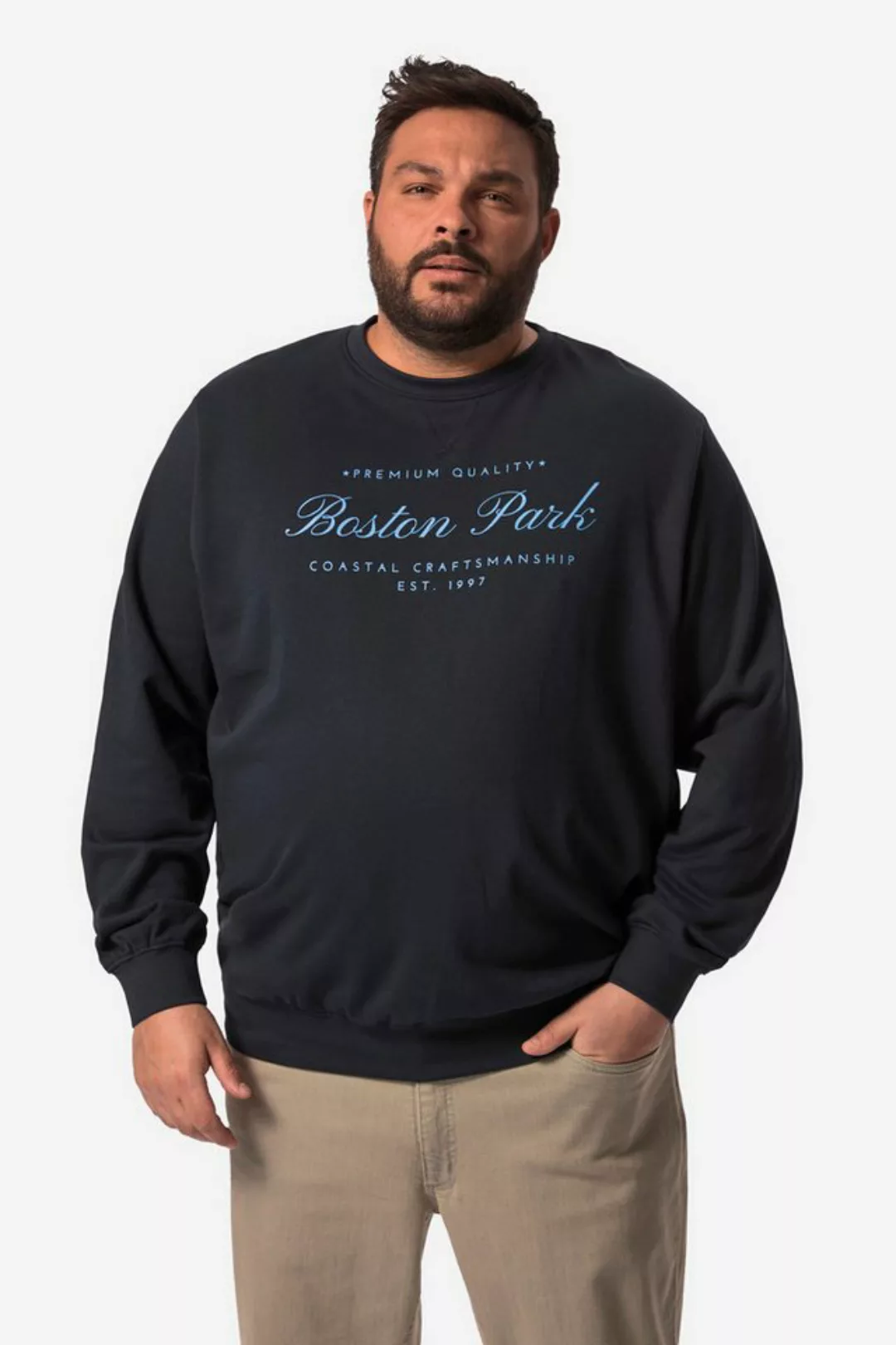 Boston Park Sweatshirt Boston Park Sweatshirt Brust-Print bis Gr. 84/86 günstig online kaufen