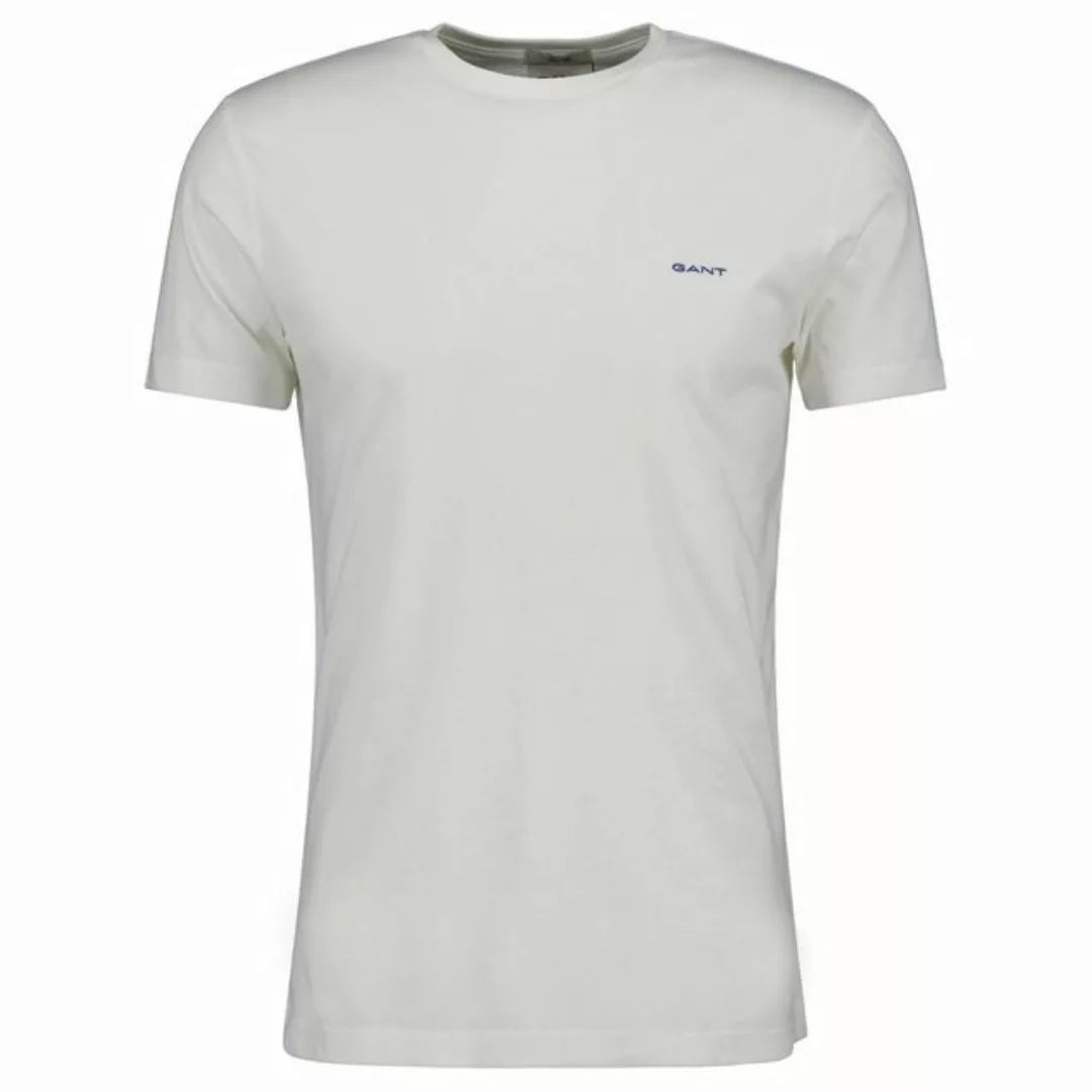 Gant T-Shirt CONTRAST LOGO SS T-SHIRT Kontrastfarbene Markenstickerei günstig online kaufen