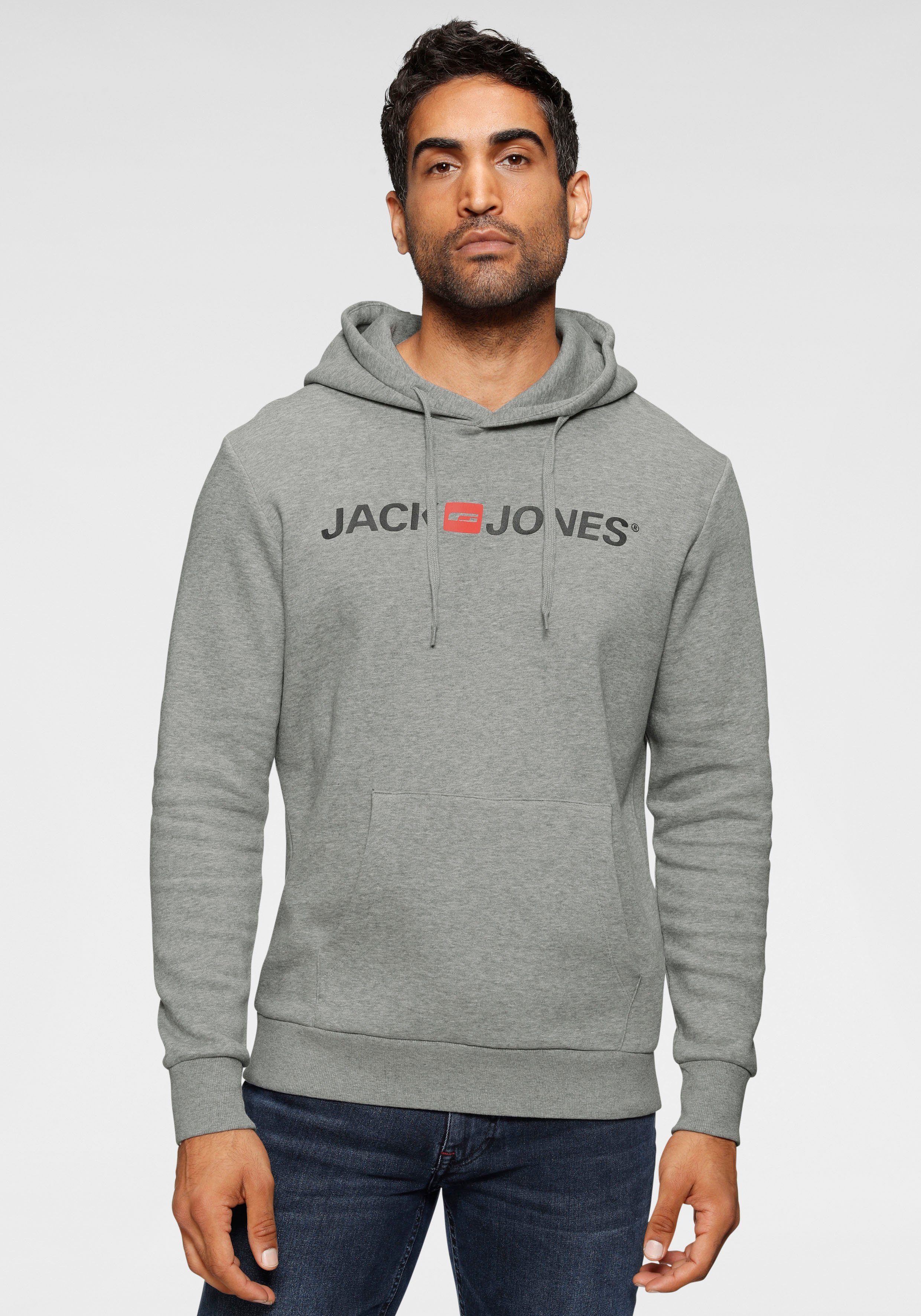 Jack & Jones Kapuzensweatshirt Logo Hoodie günstig online kaufen