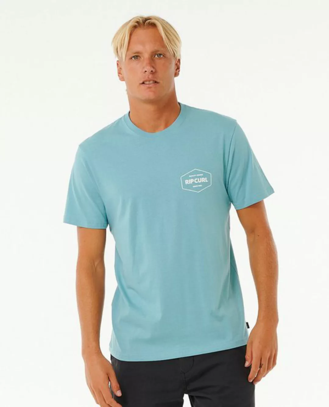 Rip Curl Print-Shirt Stapler Kurzärmliges T-Shirt günstig online kaufen