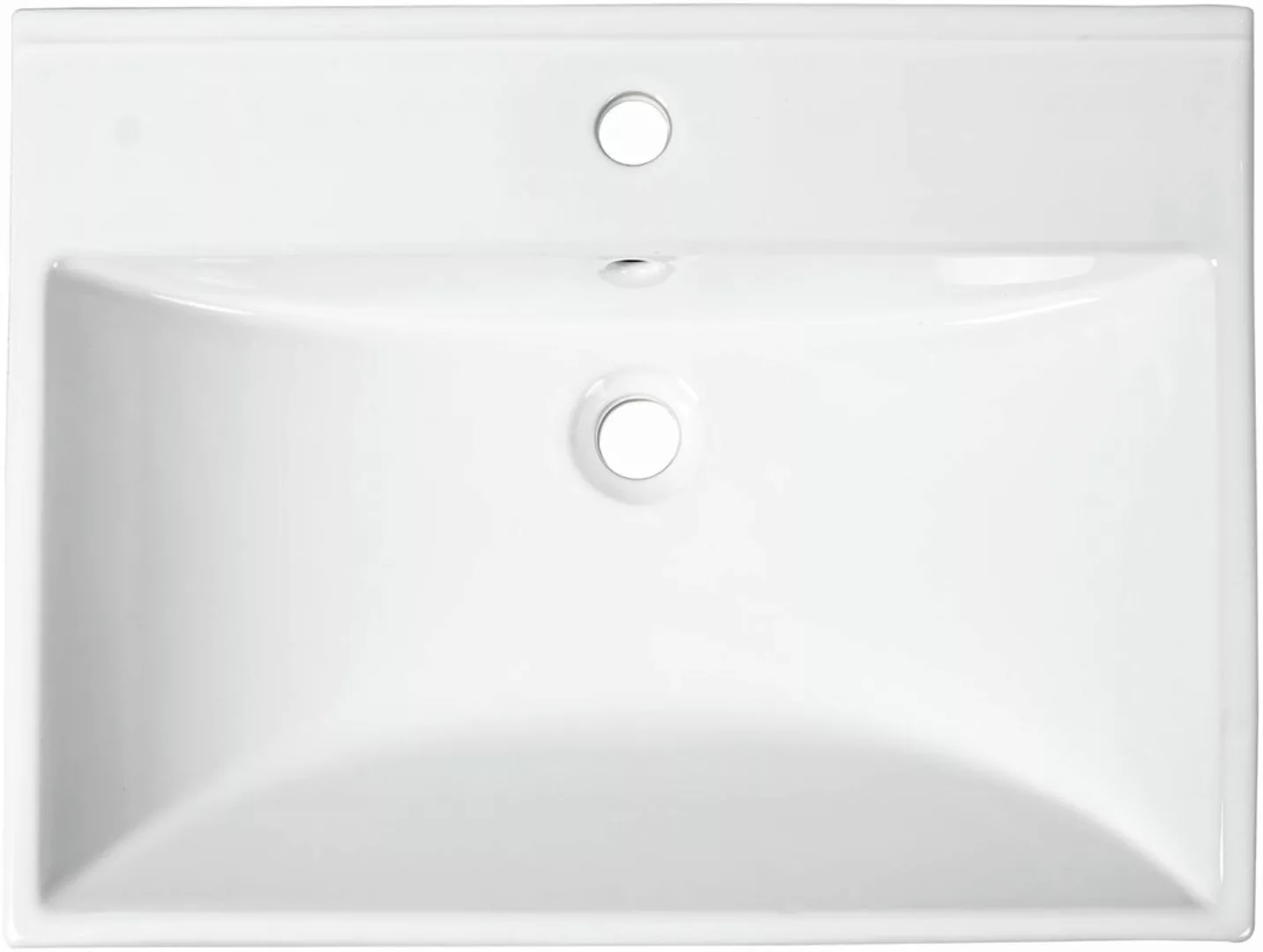 welltime Einbauwaschbecken "Trento Deluxe", Mit Nano Glasur in 61,81,101cm günstig online kaufen