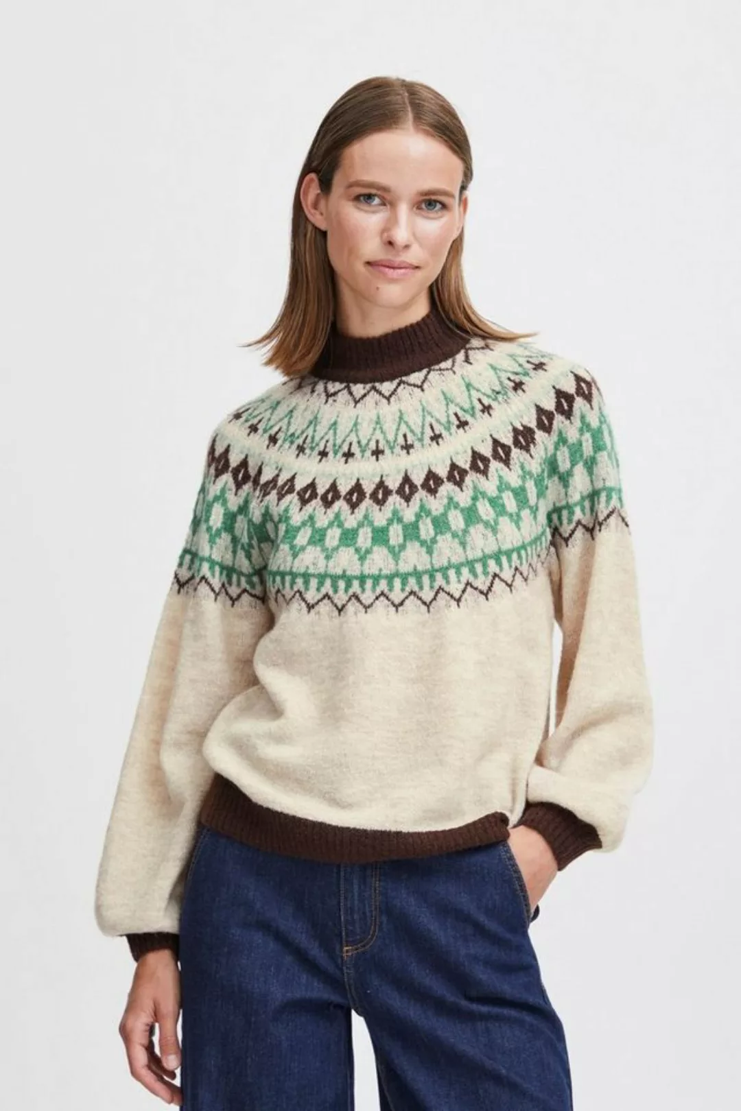 b.young Strickpullover BYMARITNE JACQUARD JUMPER - 20813540 günstig online kaufen