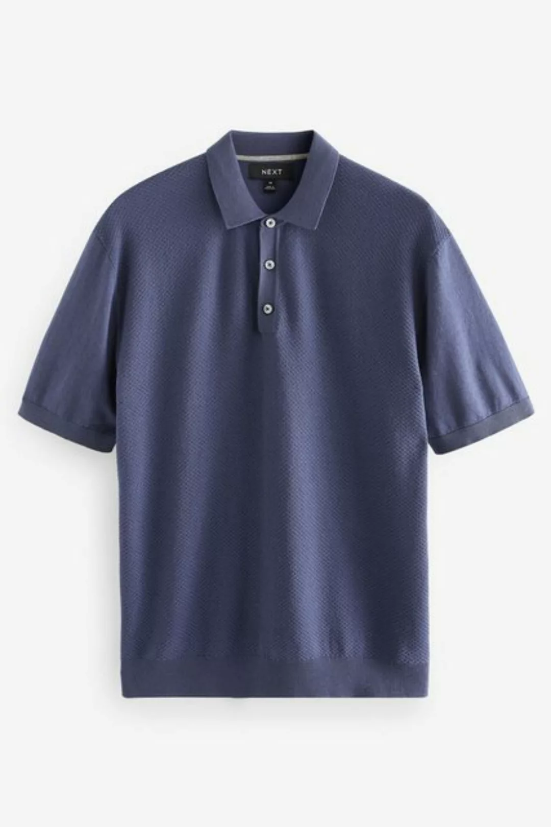 Next Poloshirt Regular Fit Poloshirt aus Strukturstrick (1-tlg) günstig online kaufen