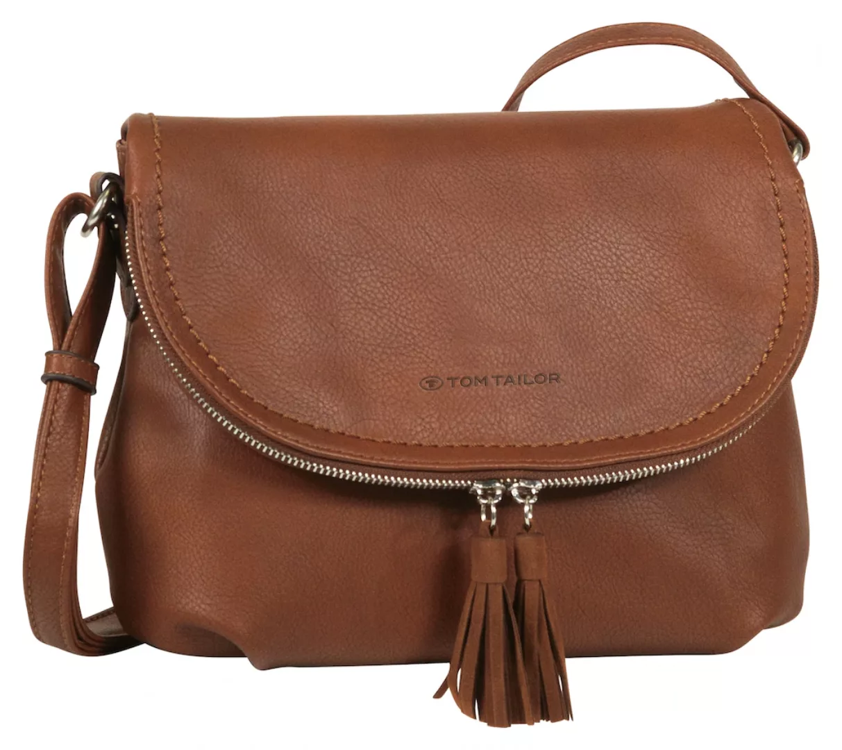 TOM TAILOR Umhängetasche "LARY", Crossbody Bag mit modischen Quasten am Zip günstig online kaufen