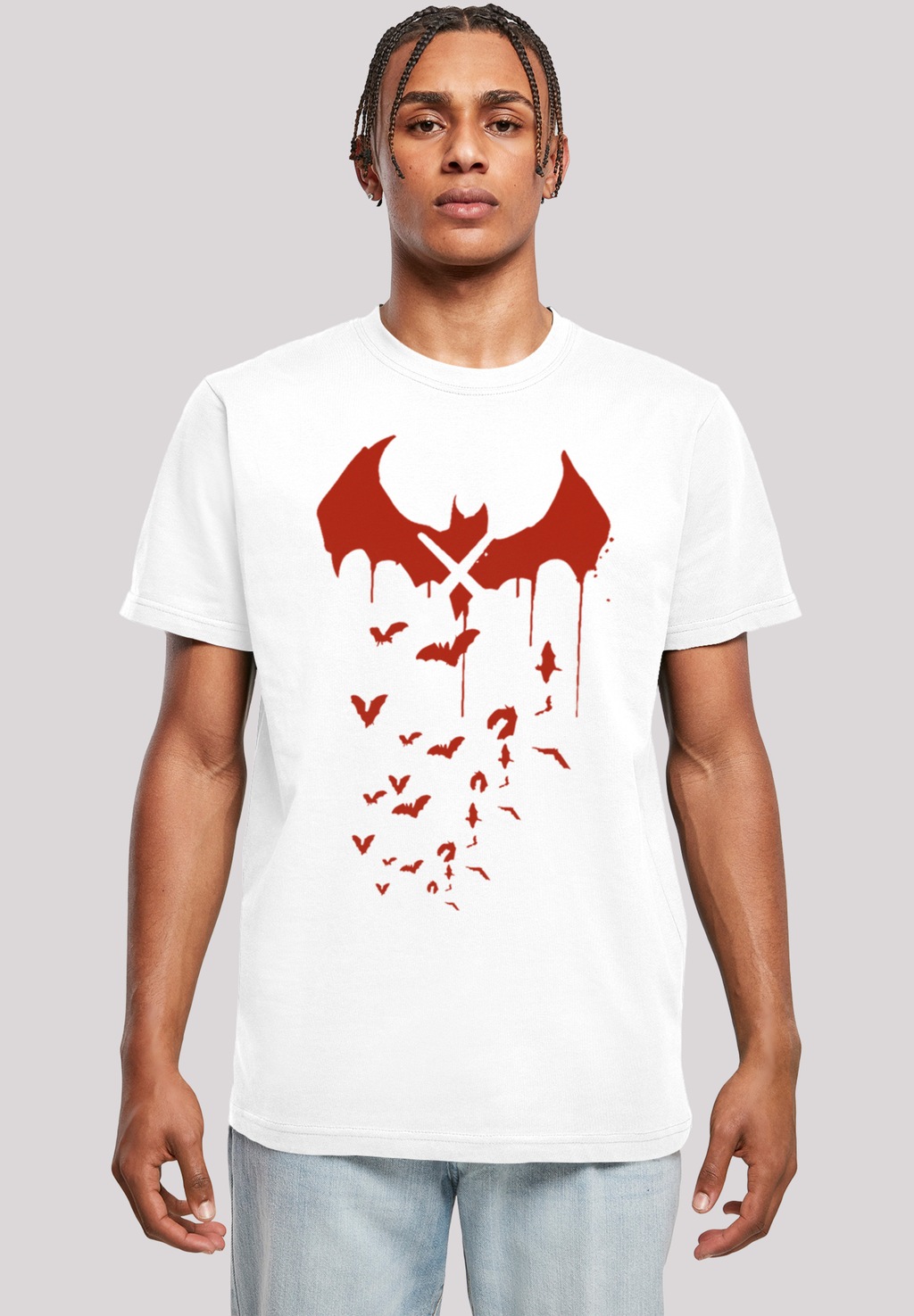 F4NT4STIC T-Shirt "DC Comics Batman Arkham Knight Bats X Drip", Print günstig online kaufen