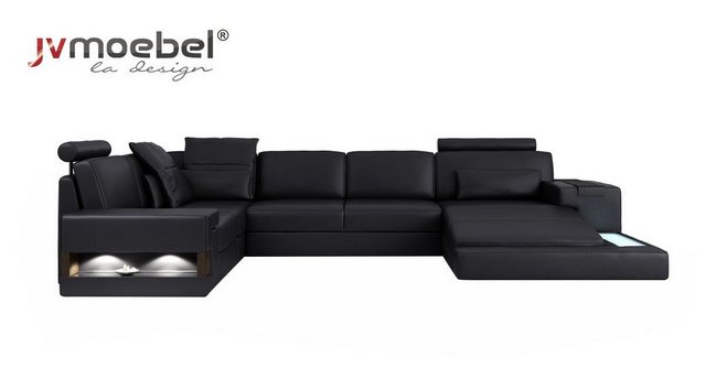 Xlmoebel Ecksofa Neue Wohnlandschaft mit Bettfunktion in U-Form und Design- günstig online kaufen