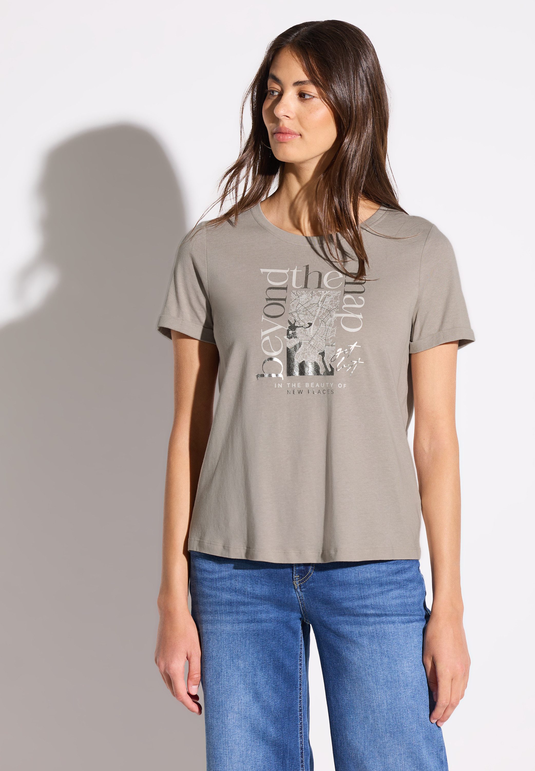STREET ONE Print-Shirt, im soften Baumwoll-Mix günstig online kaufen