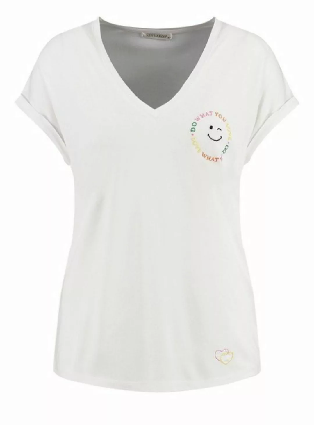 Key Largo T-Shirt Damen T-Shirt WT VANESSA V-NECK (1-tlg) günstig online kaufen