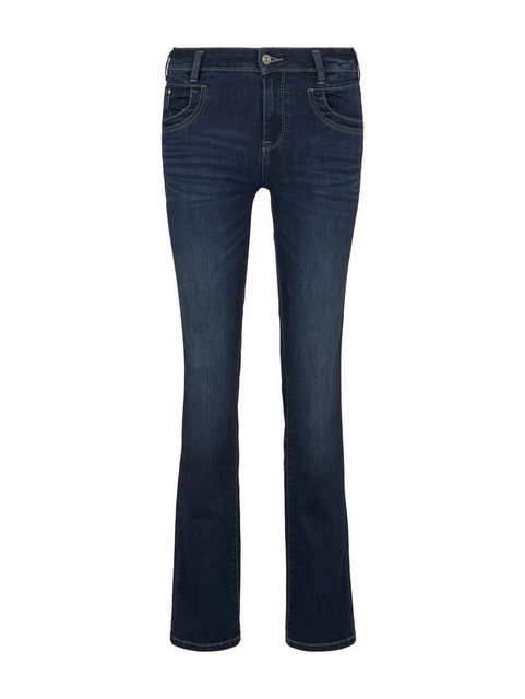 TOM TAILOR Boyfriend-Jeans Straight Bleached Jeans Regular Fit Denim Hose a günstig online kaufen