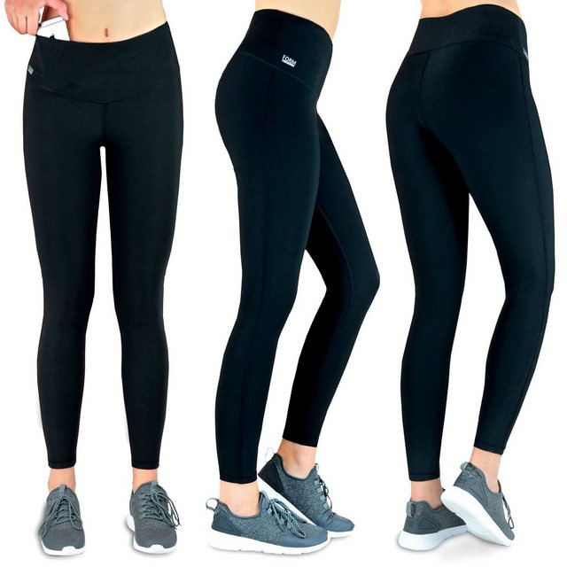 Formbelt Highwaist Leggings Laufhose Damen lang mit Handytasche Hohem Bund günstig online kaufen