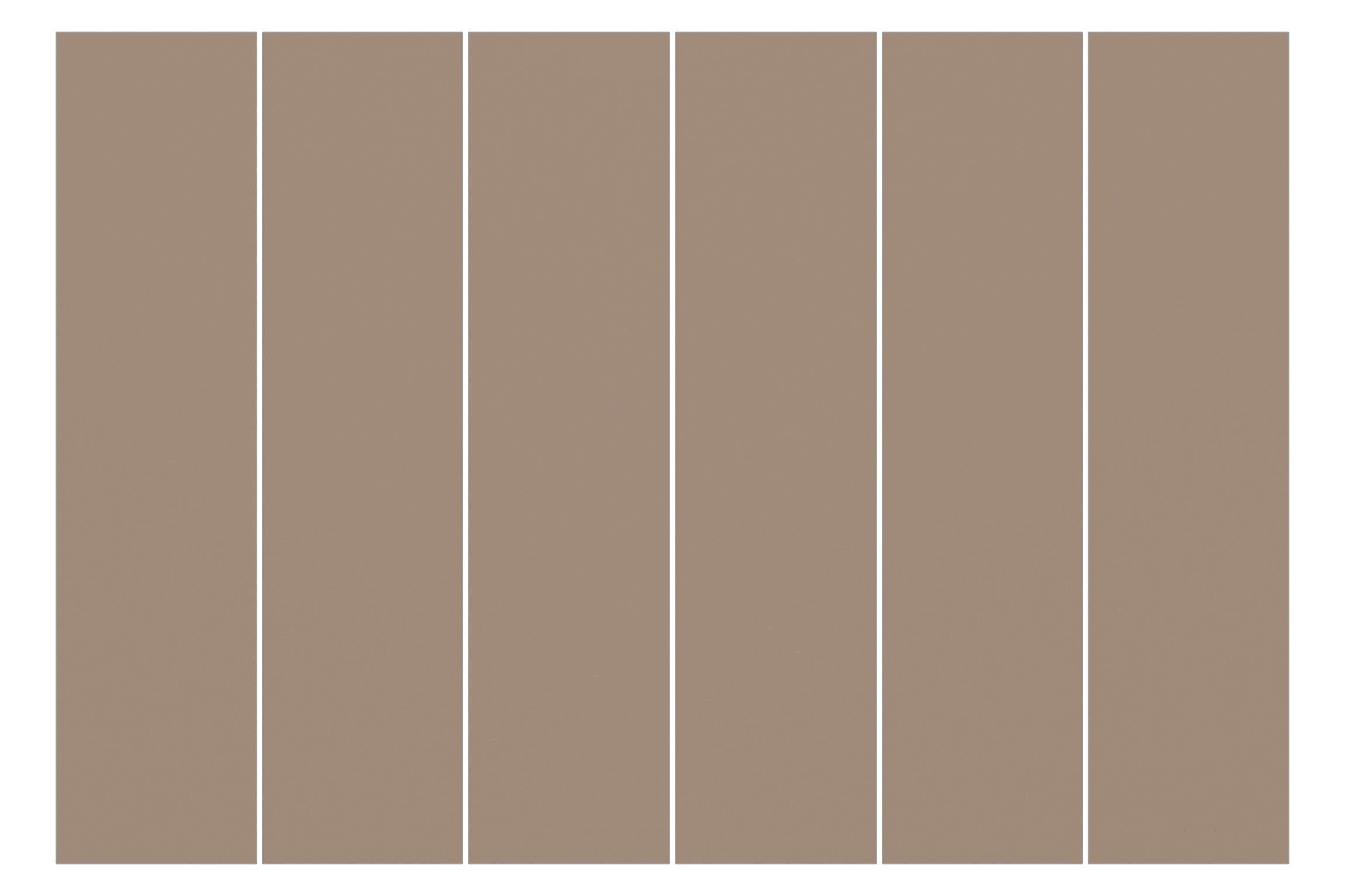 Bilderdepot24 Schiebegardine modern Flächenvorhang blickdicht Mocca, günstig online kaufen