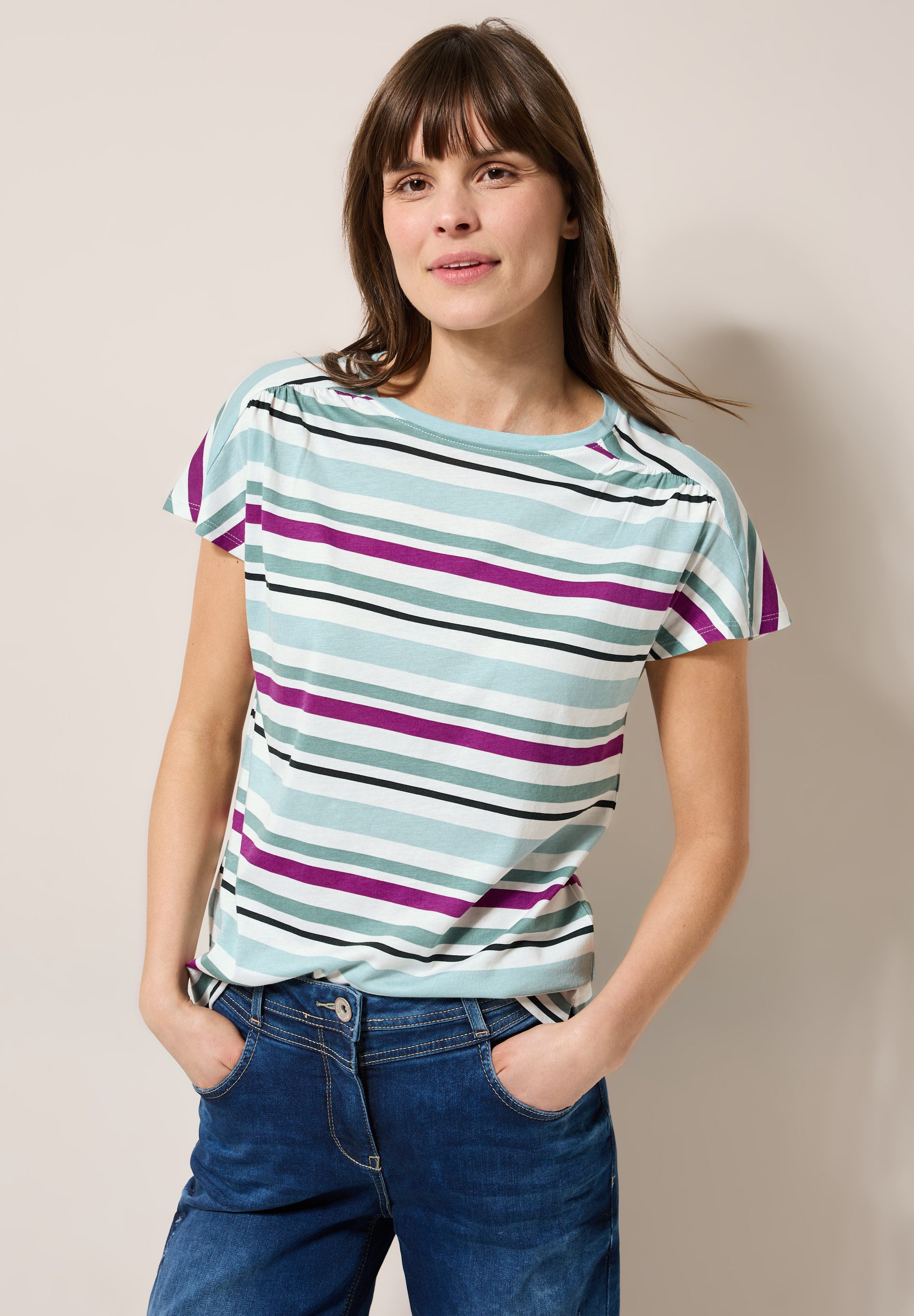 Cecil T-Shirt, im soften Baumwoll-Mix günstig online kaufen