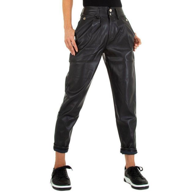 Ital-Design Lederimitathose Damen Freizeit (77073011) Thermo Hose in Ledero günstig online kaufen