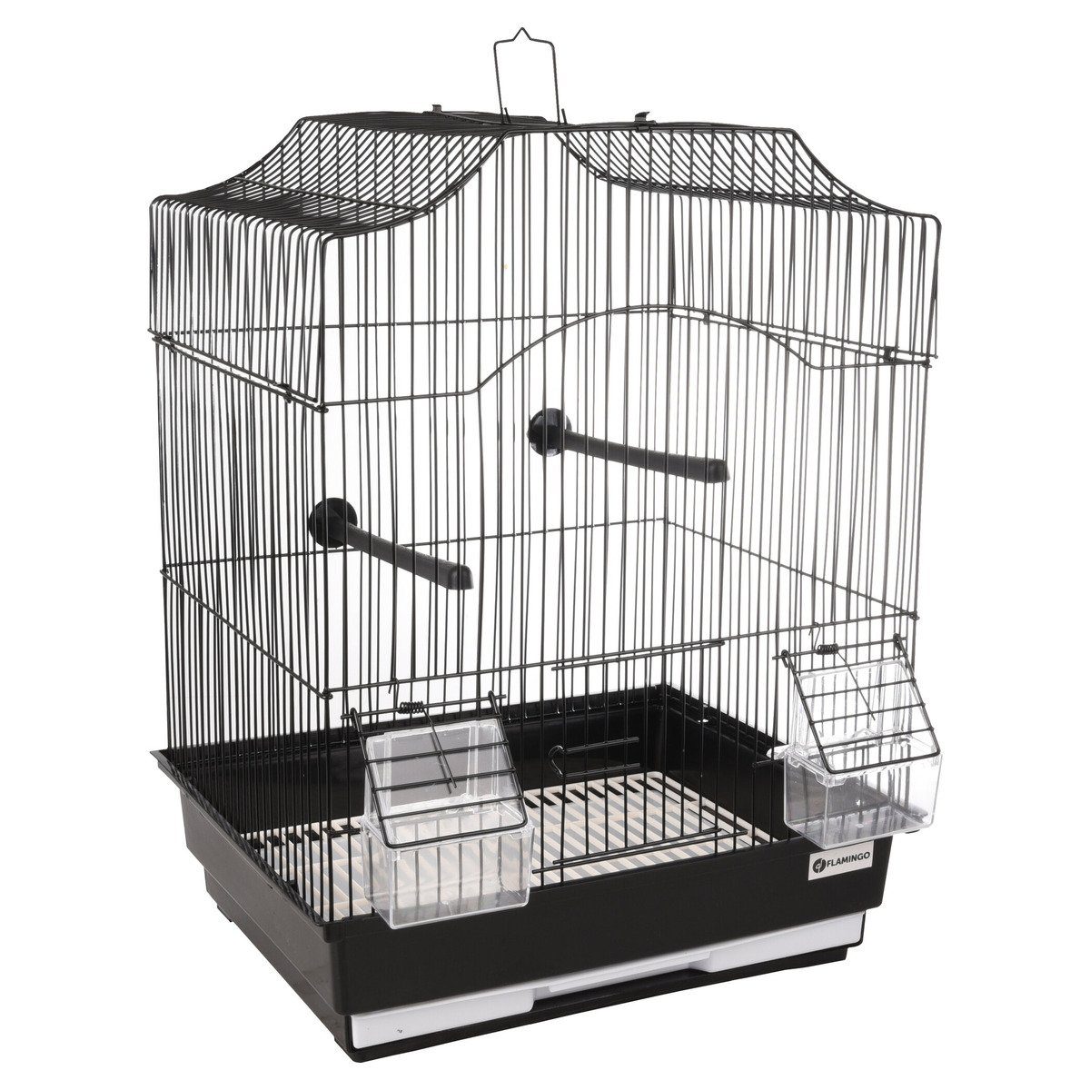 Flamingo Vogelkäfig Vogelkäfig Lampung 2 schwarz günstig online kaufen