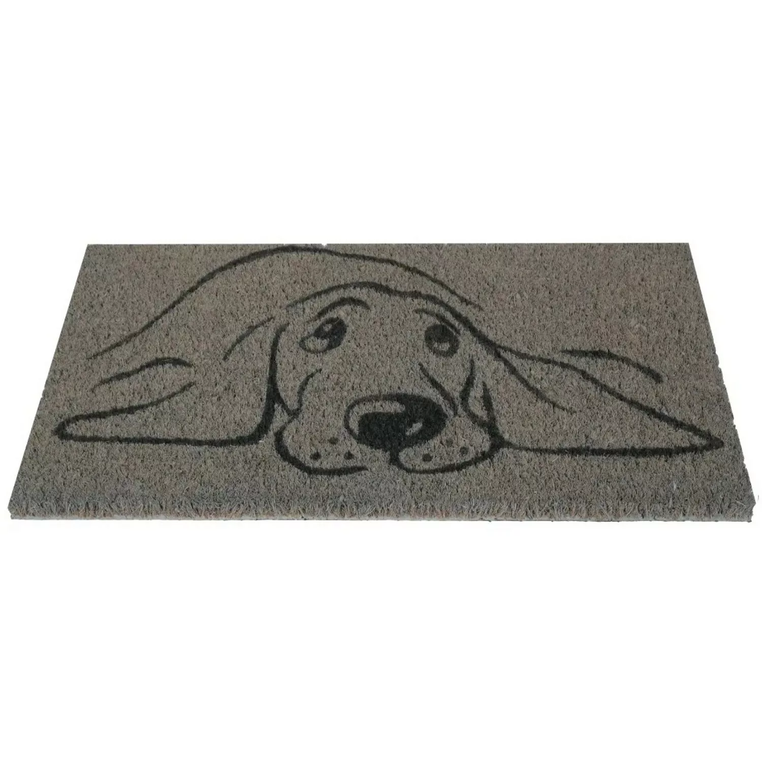 Bestlivings Kokos Fußmatte Grau 25 x 50 cm Hund günstig online kaufen