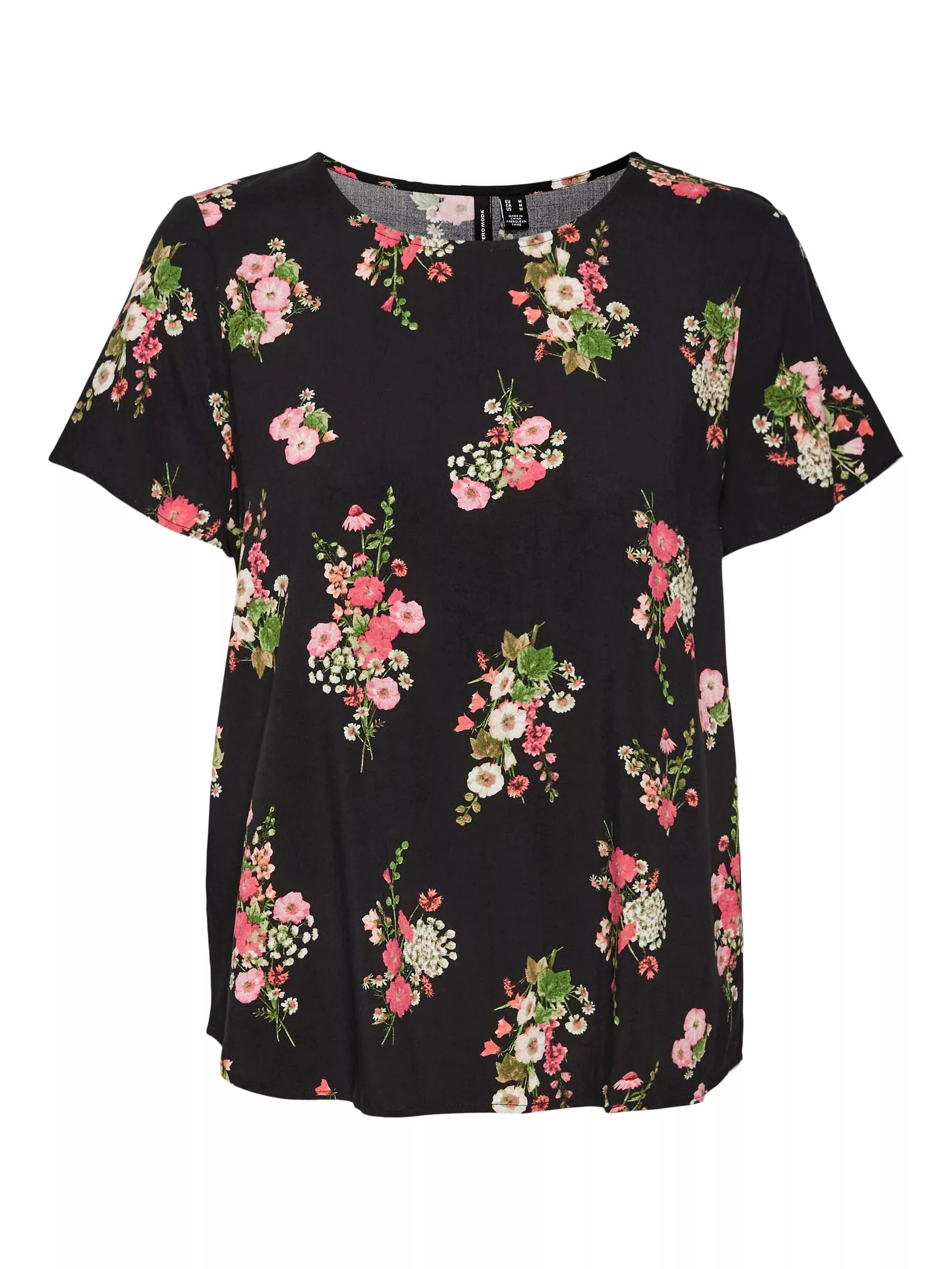 Vero Moda Kurzarmshirt "VMEASY JOY S/S TOP WVN GA" günstig online kaufen