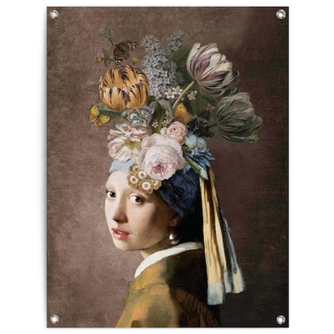 Reinders! Poster »Vermeer Blumenmädchen mit dem Perlenohrring« günstig online kaufen