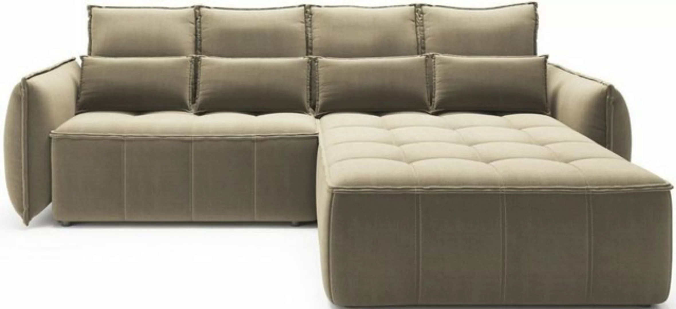 Lukas Möbel Ecksofa Designer Ecksofa mit Bettfunktion Campi günstig online kaufen