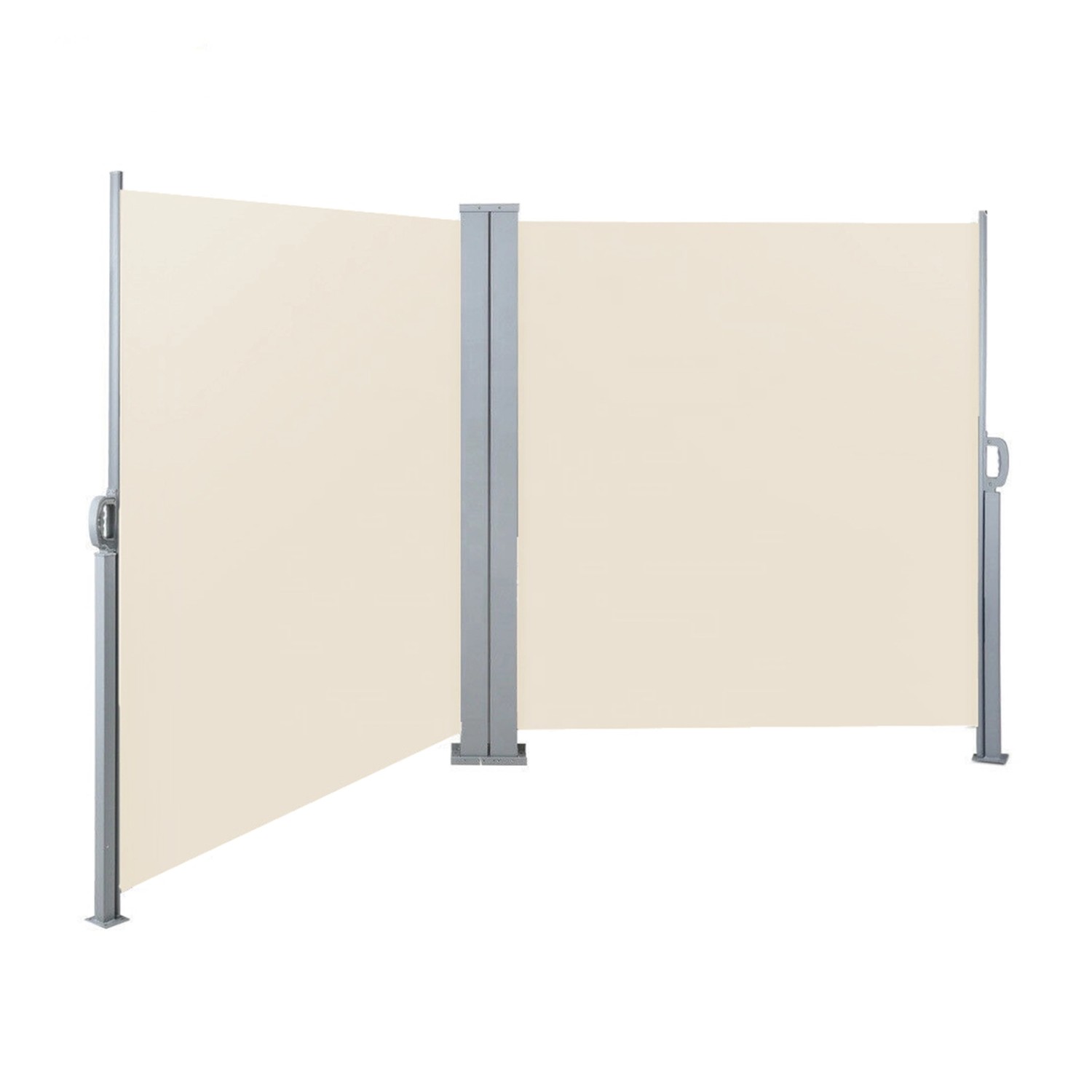 Svita Doppelseitenmarkise Ausziehbar Freistehend Sichtschutz 600x160 cm Bei günstig online kaufen