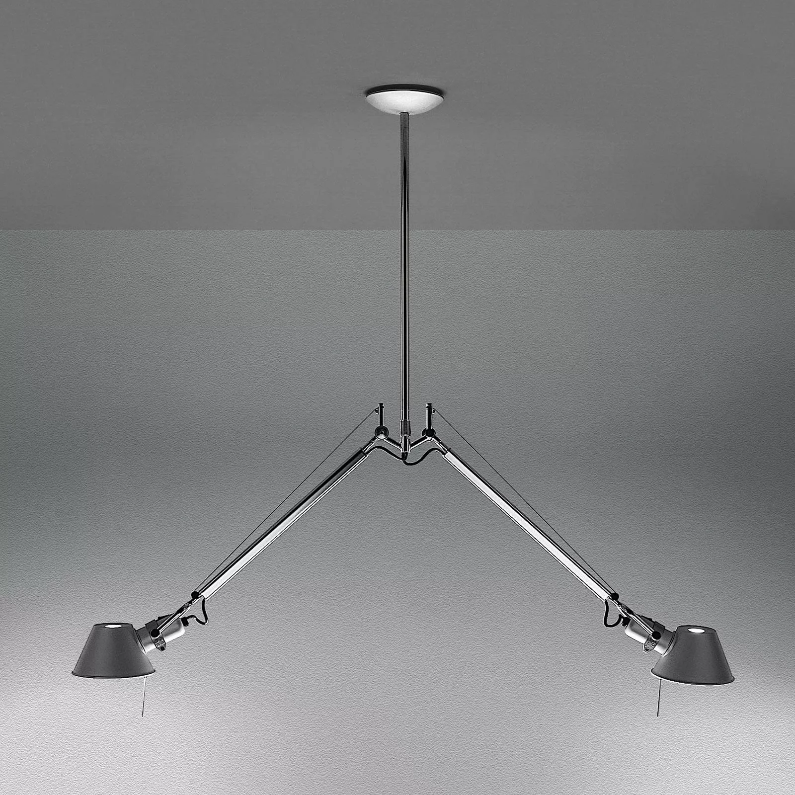 Artemide - Tolomeo Sospensione Deckenleuchte - aluminium/eloxiert/poliert/B günstig online kaufen