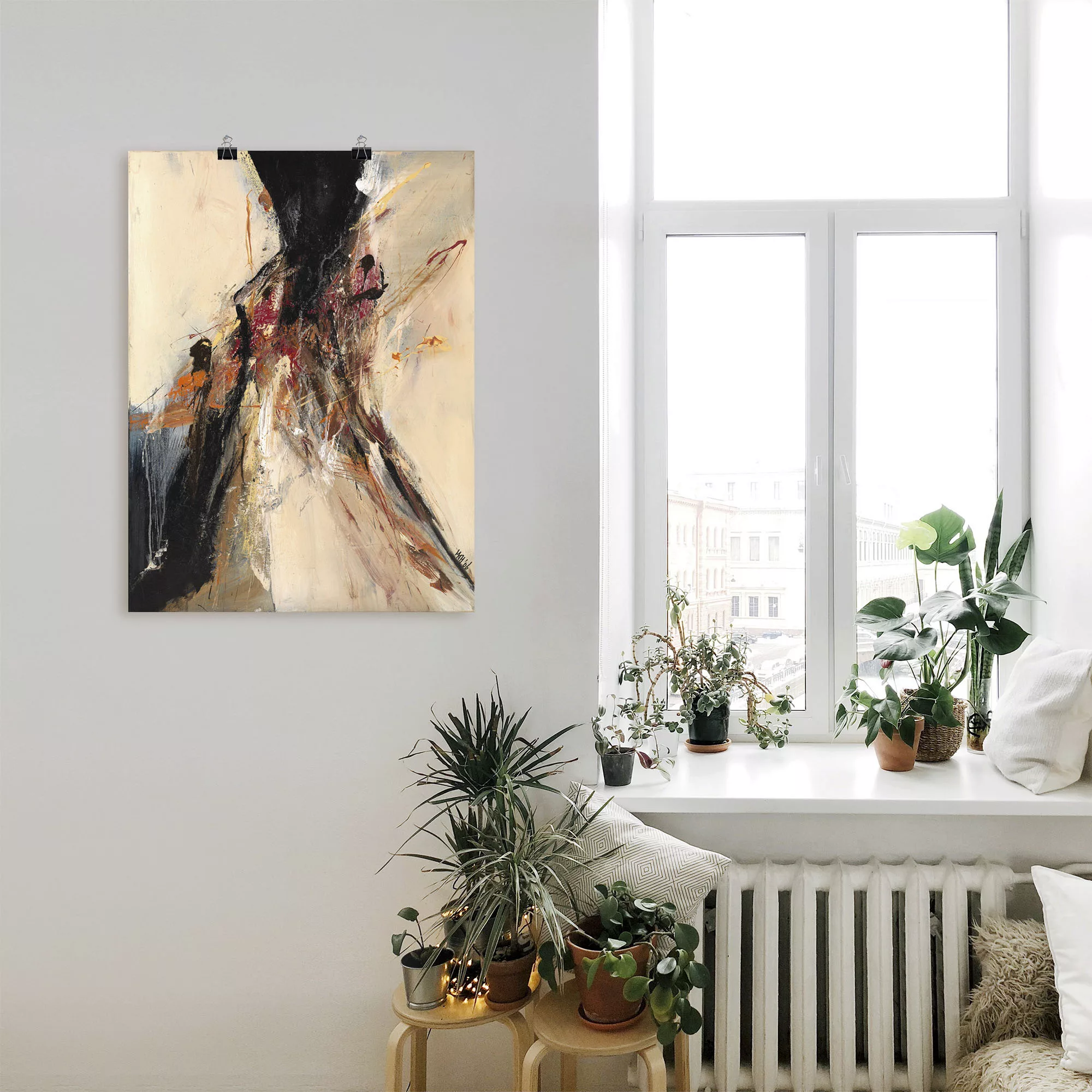 Artland Wandbild "Abstrakt VII", Gegenstandslos, (1 St.), als Leinwandbild, günstig online kaufen
