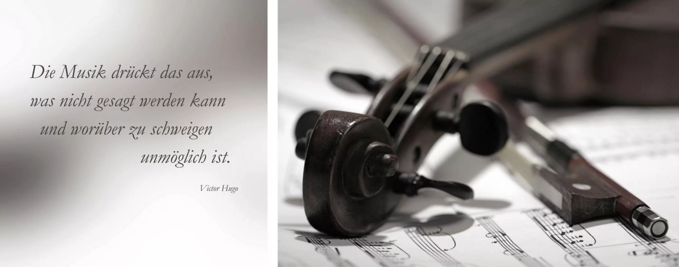 queence Leinwandbild »Musik«, Musiker-Kunst-Modern-Spa-Spa Bilder-Sprüche-S günstig online kaufen