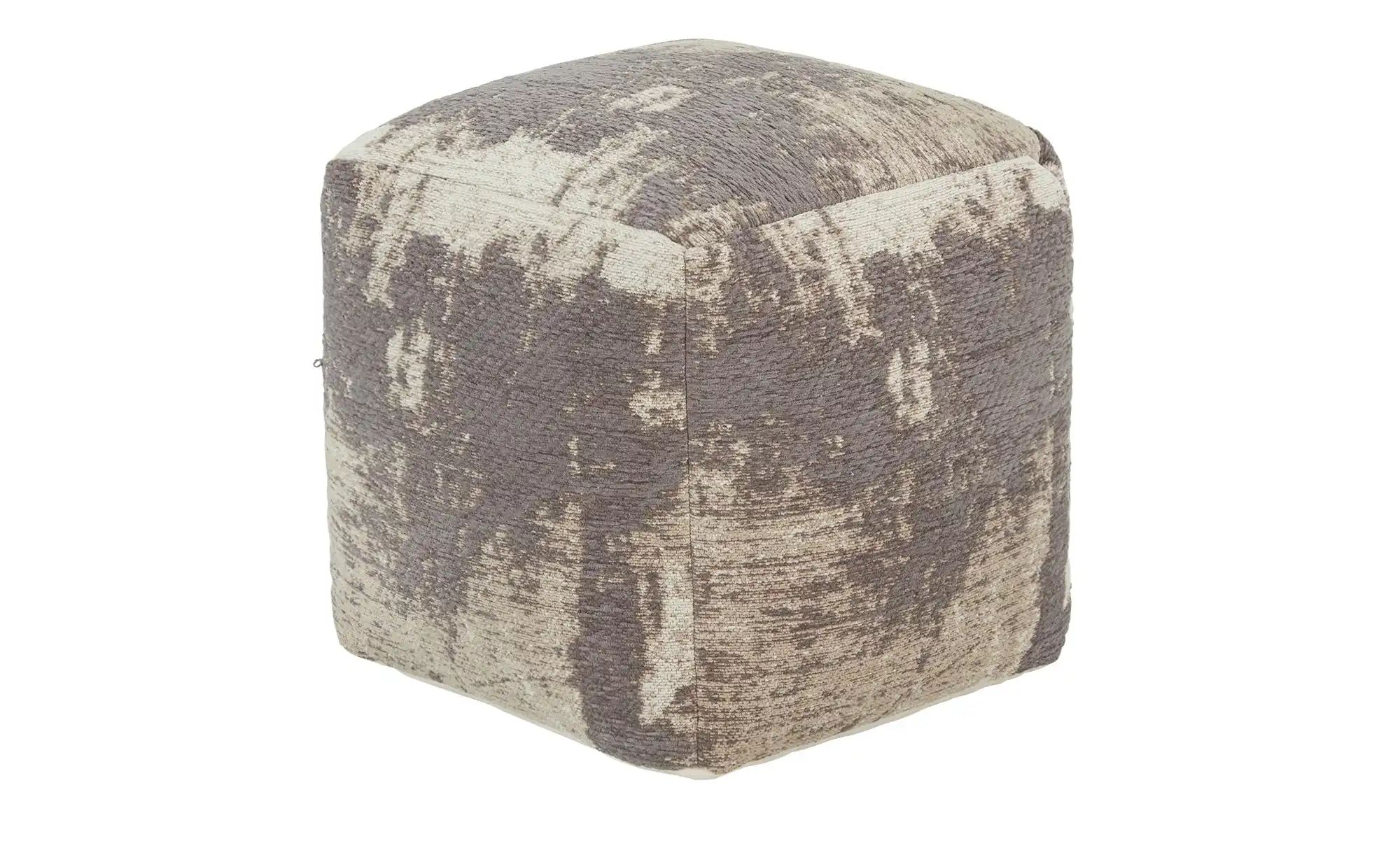 Gray & Jones Pouf  Tierra Fuego ¦ grau ¦ Maße (cm): B: 45 H: 45 Polstermöbe günstig online kaufen