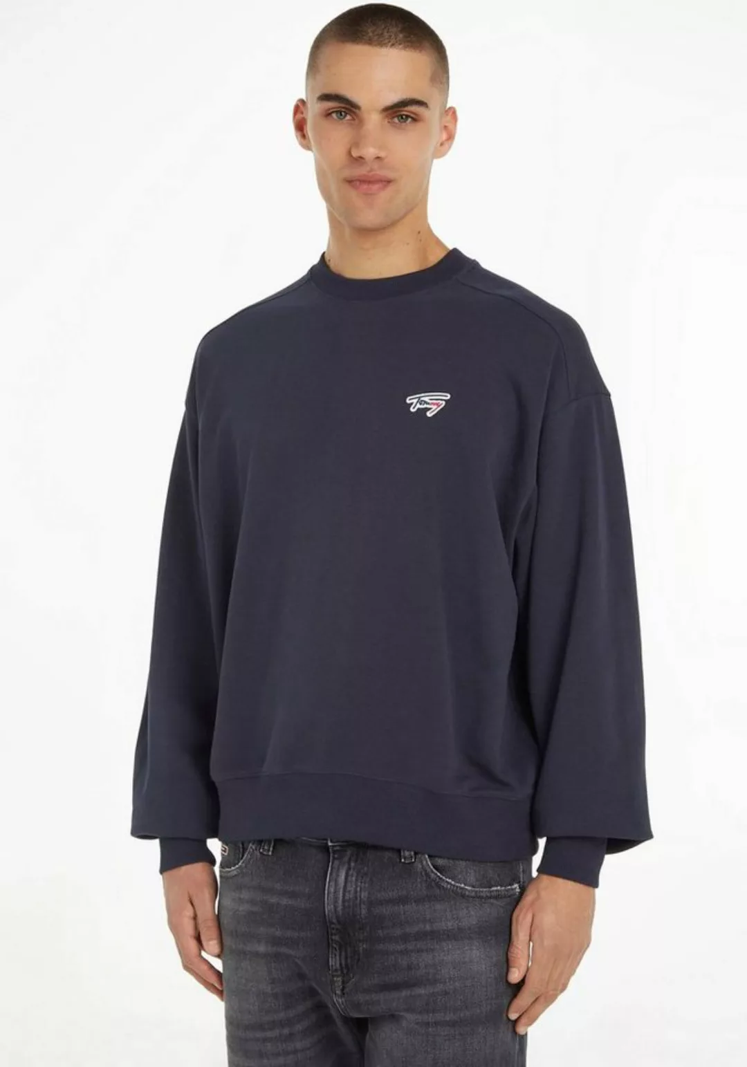 Tommy Jeans Sweatshirt TJM BOXY SIGNATURE CREW günstig online kaufen