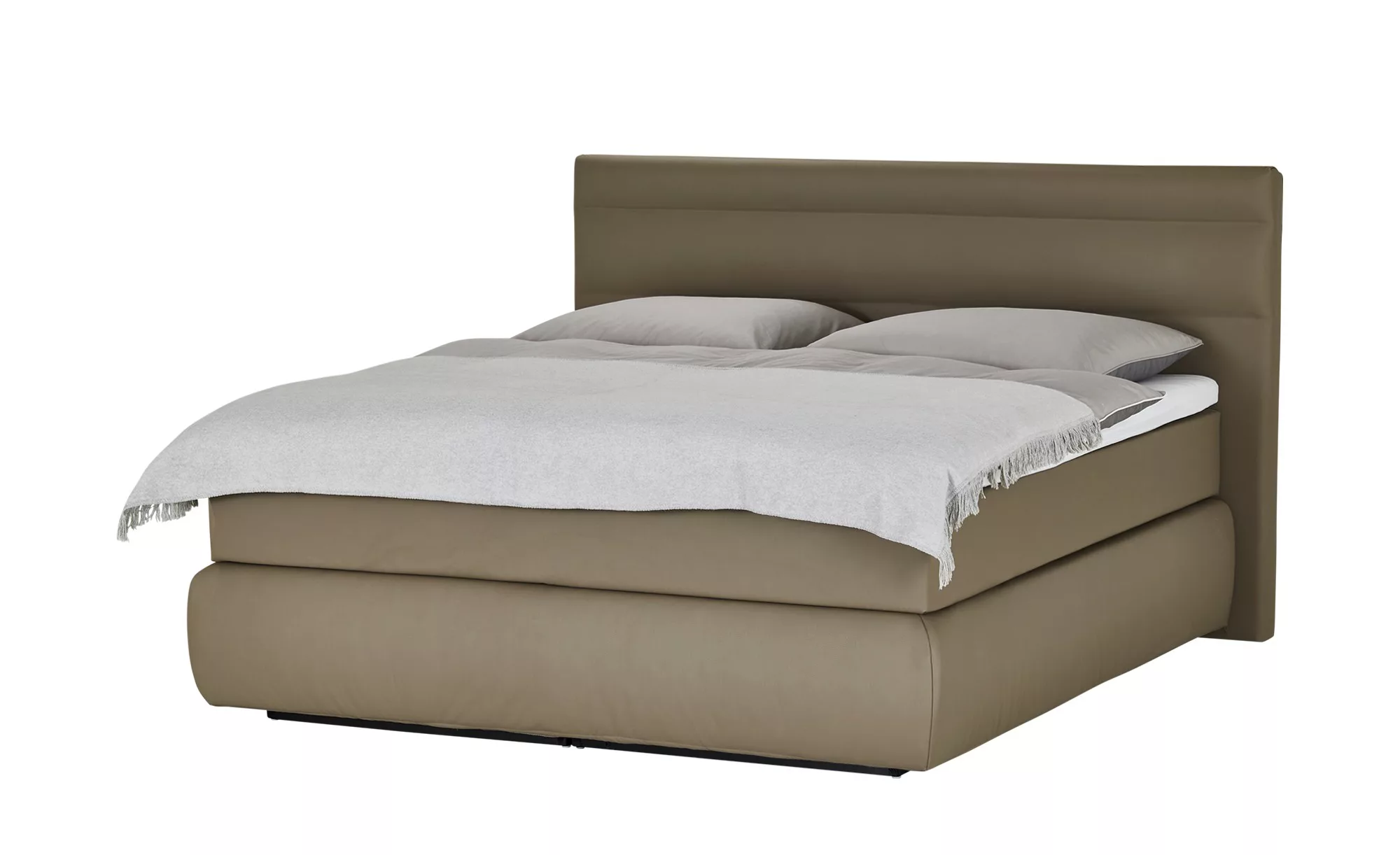 Wohnwert Boxspringbett  Dormian Bolge High - beige - 180 cm - 122 cm - Bett günstig online kaufen