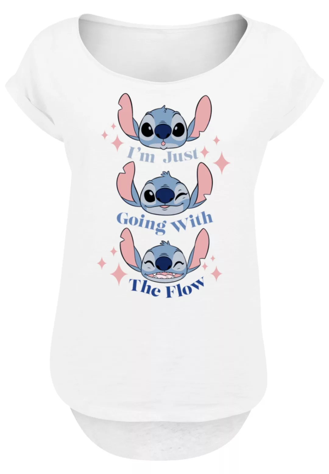 F4NT4STIC T-Shirt "Disney Lilo & Stitch Going With The Flow", Premium Quali günstig online kaufen