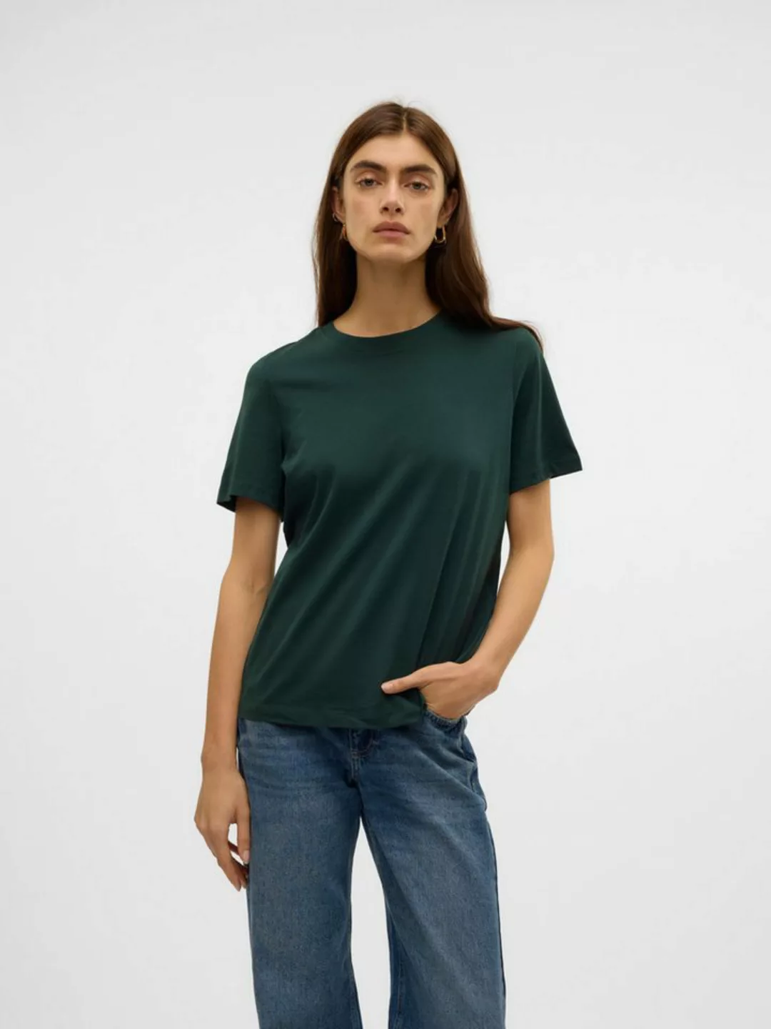 Vero Moda Kurzarmshirt VMPAULINA SS T-SHIRT GA JRS NOOS günstig online kaufen