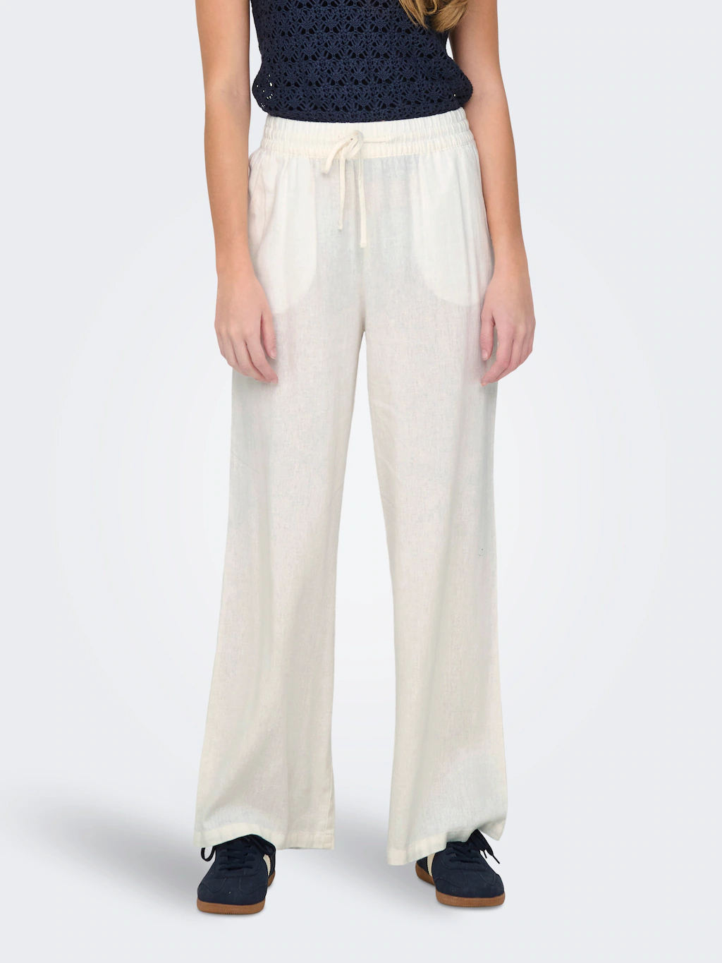 JDY Leinenhose "JDYSAY LINEN HW WIDE PANT WVN NOOS", Sommerhose günstig online kaufen