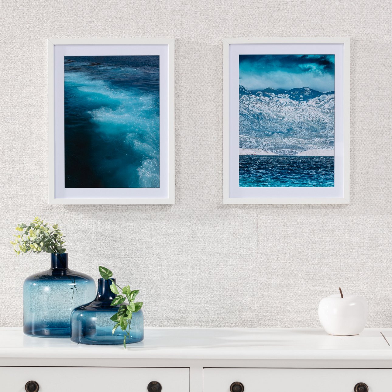 Wandbild Blue Water II 30x40cm, 30 x 40 cm günstig online kaufen