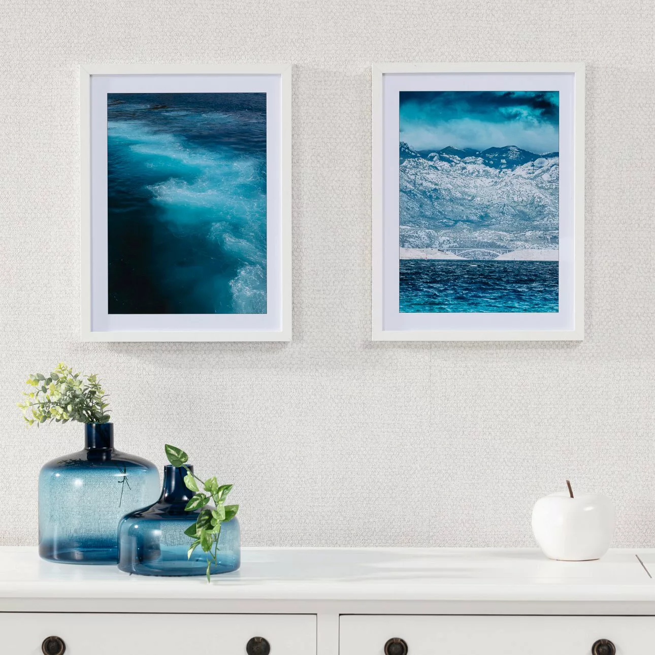 Wandbild Blue Water I 30x40cm, 30 x 40 cm günstig online kaufen